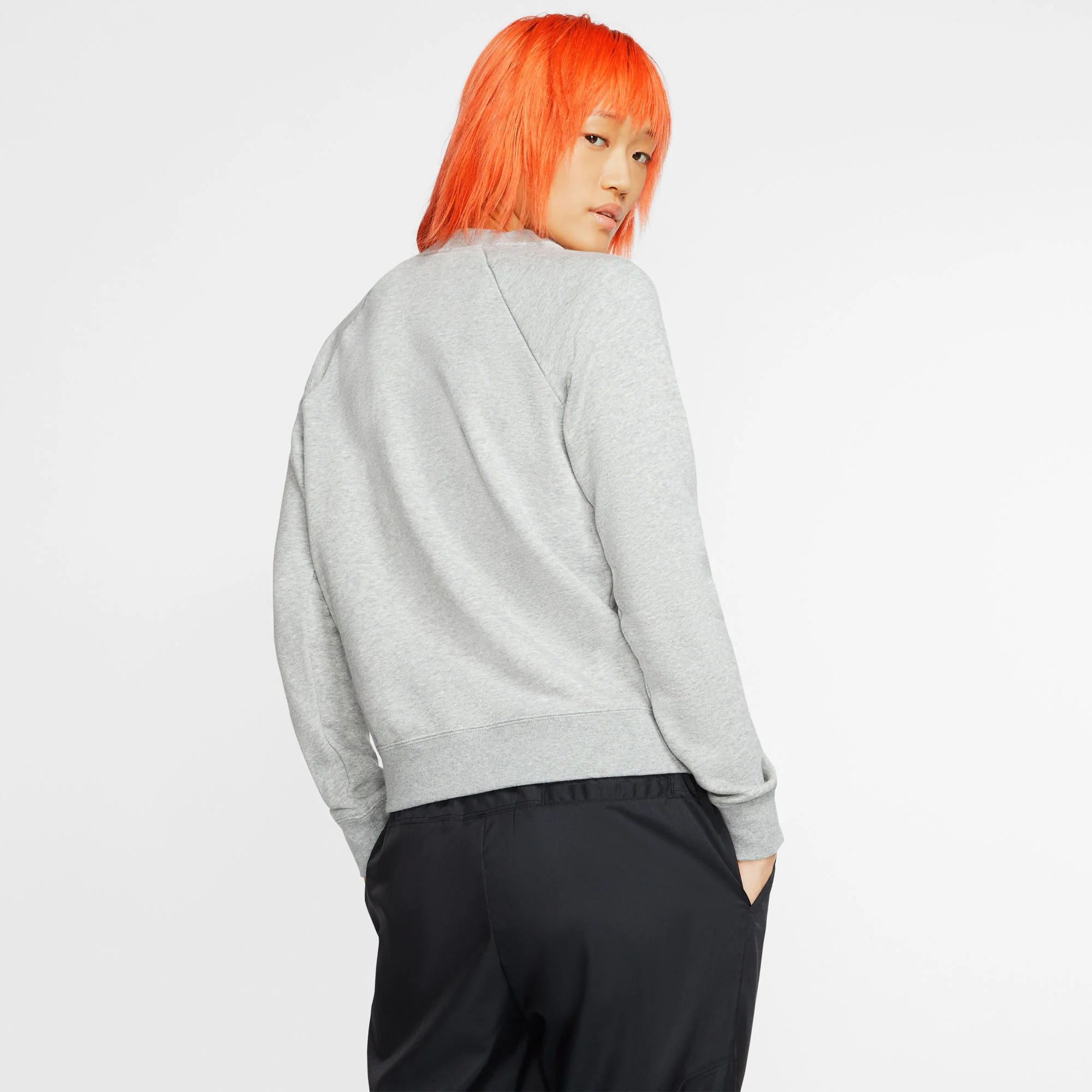 Nike Essential Women's Swoosh Fleece Crew Sweater - Image 2