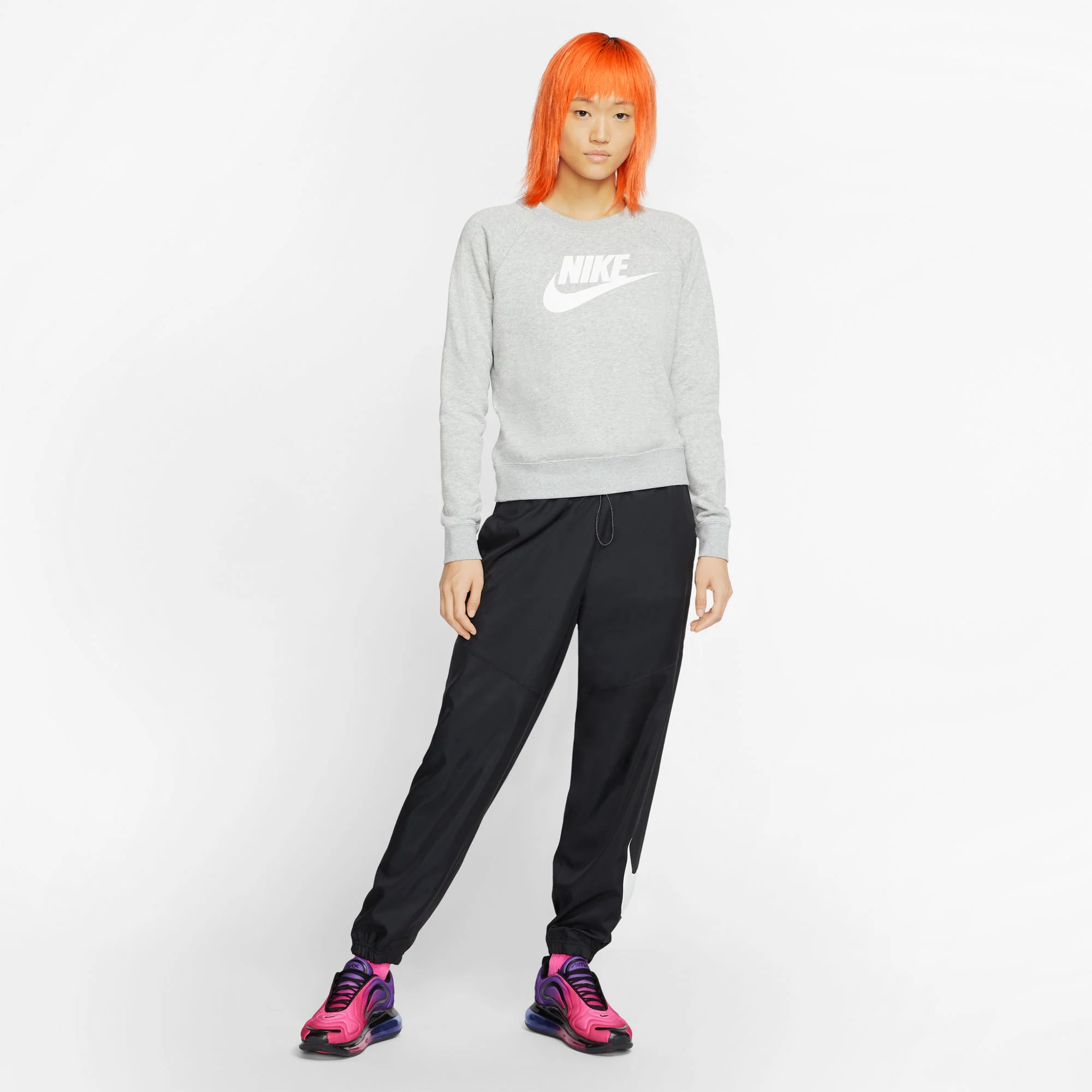 Nike Essential Women's Swoosh Fleece Crew Sweater - Image 3