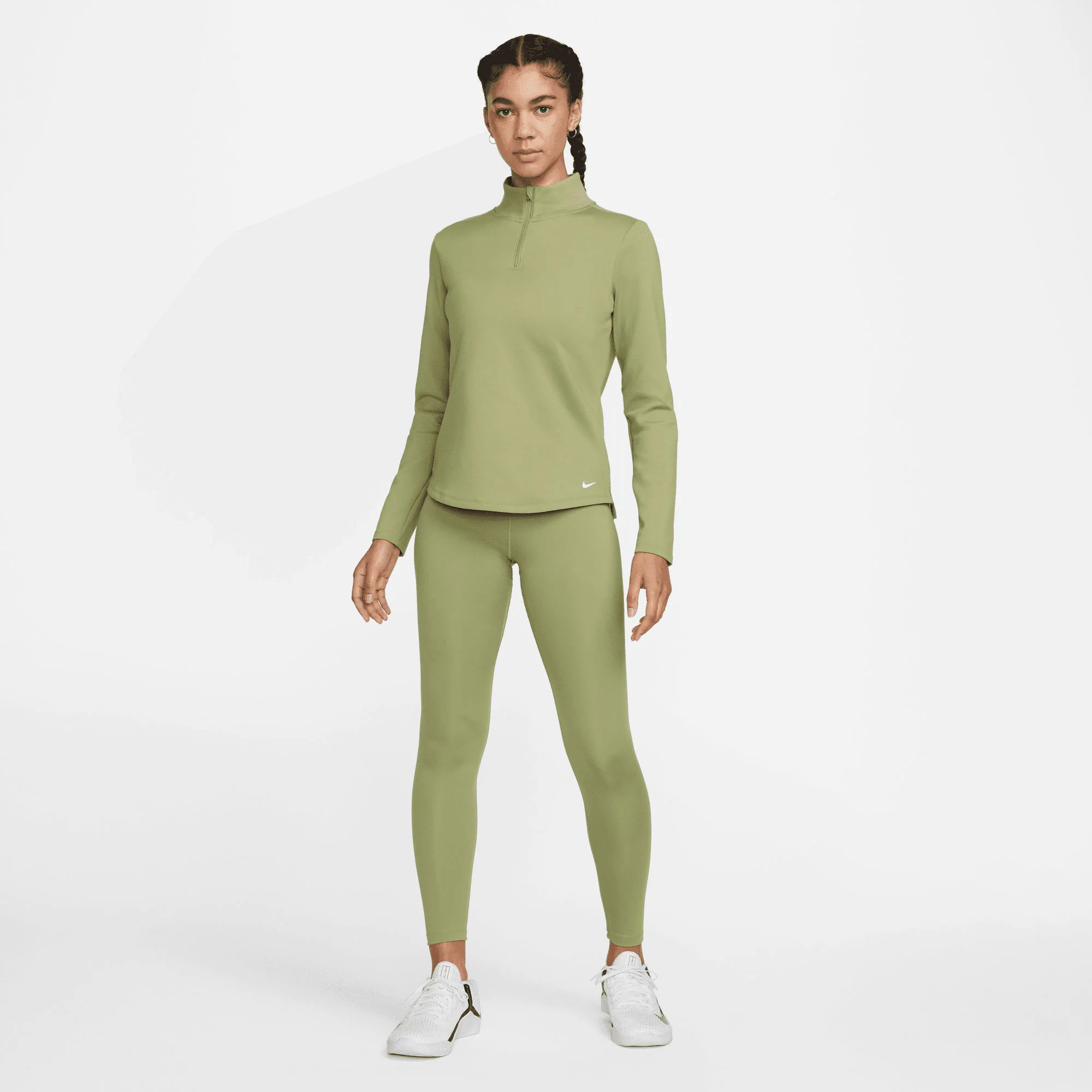 Nike One Therma-FIT Women's Long-Sleeve Half-Zip Top - Image 5