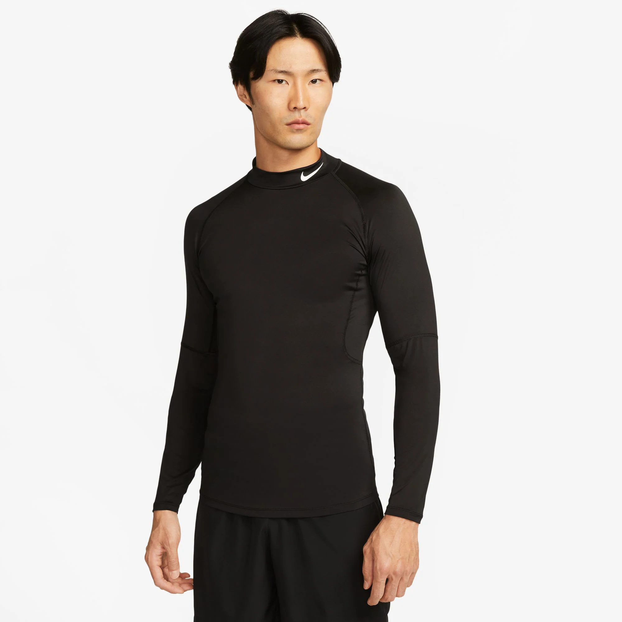 Nike Pro Men's Dri-FIT Mock-Neck Long-Sleeve Training Shirt