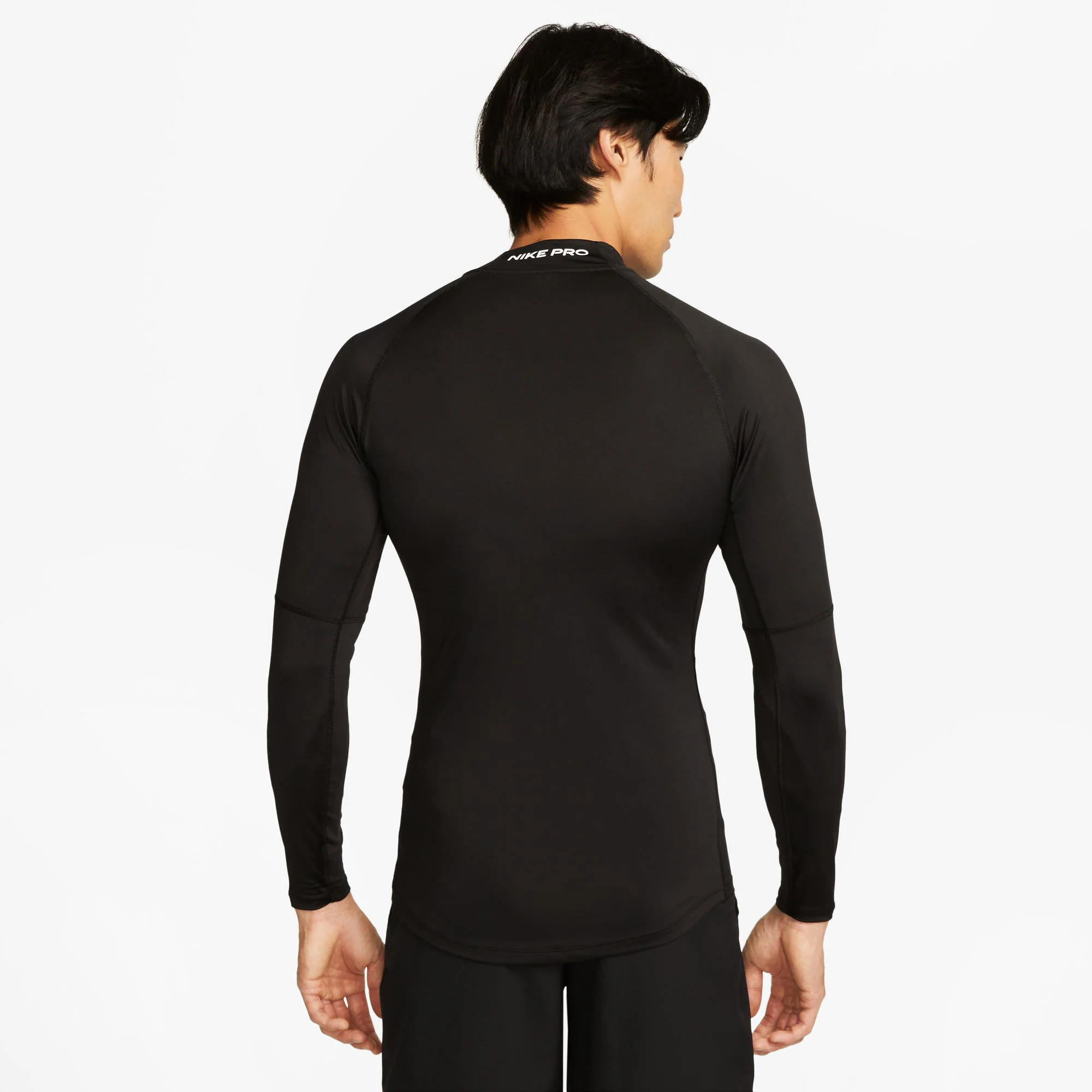 Nike Pro Men's Dri-FIT Mock-Neck Long-Sleeve Training Shirt - Image 2