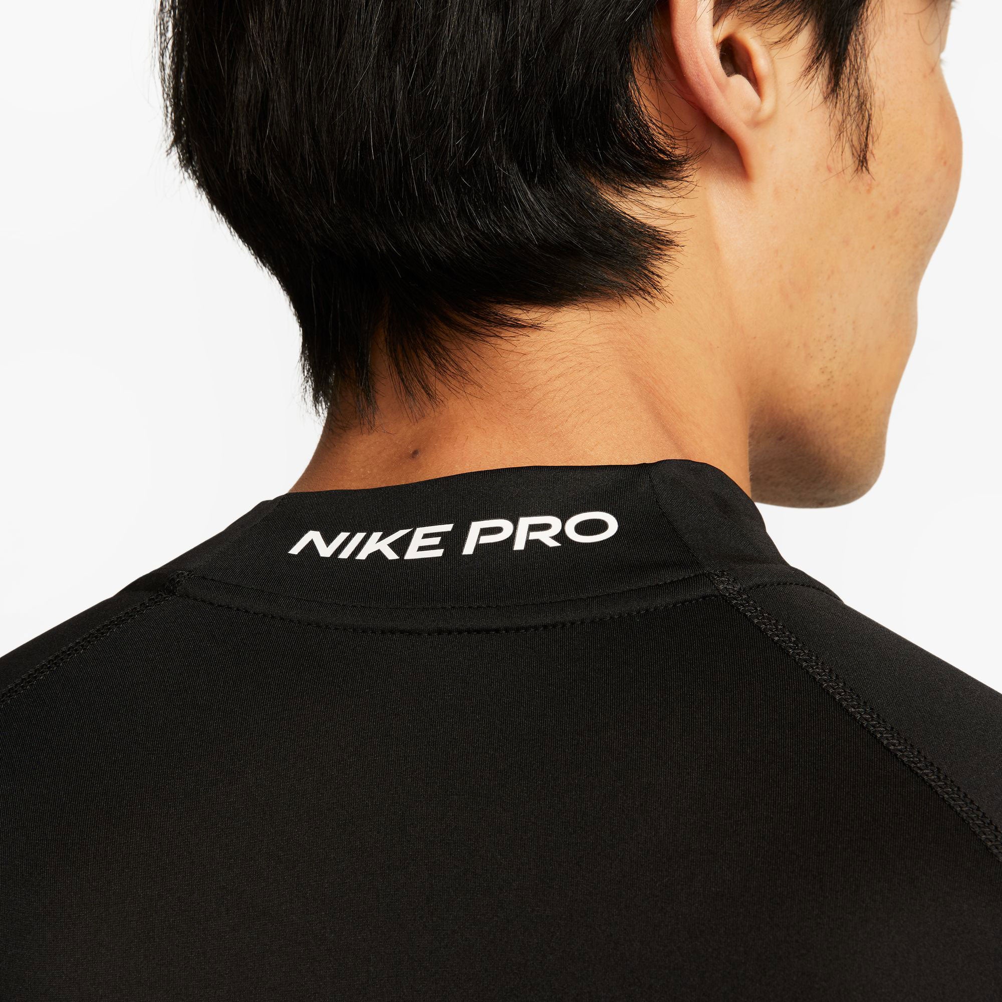 Nike Pro Men's Dri-FIT Mock-Neck Long-Sleeve Training Shirt - Image 4