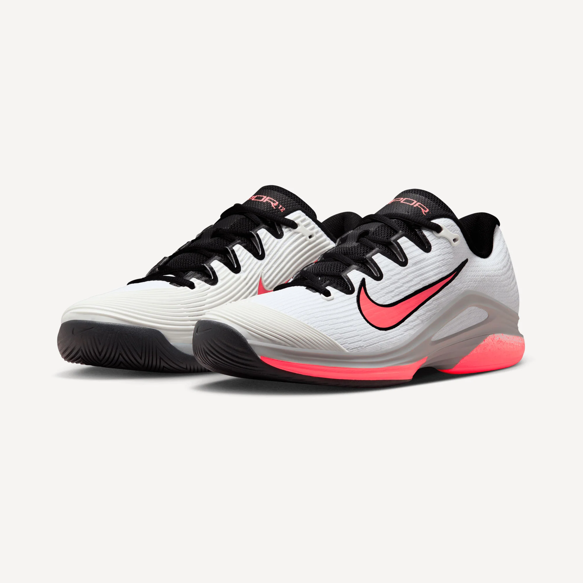 Nike Vapor 12 Hot Lava Men's Hard Court Tennis Shoes - Image 4