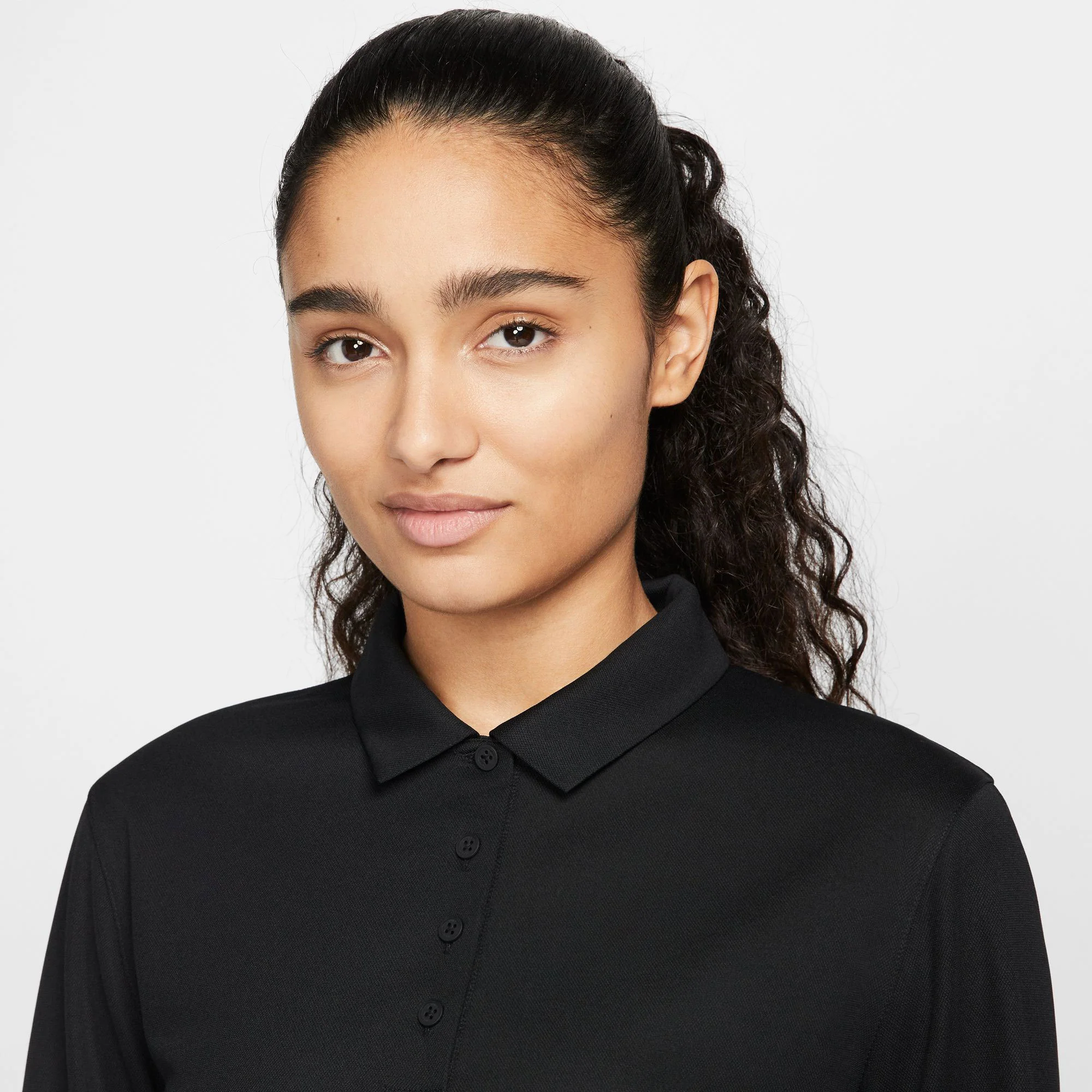 Nike Victory Women's Dri-FIT Long Sleeve Tennis Polo - Image 3