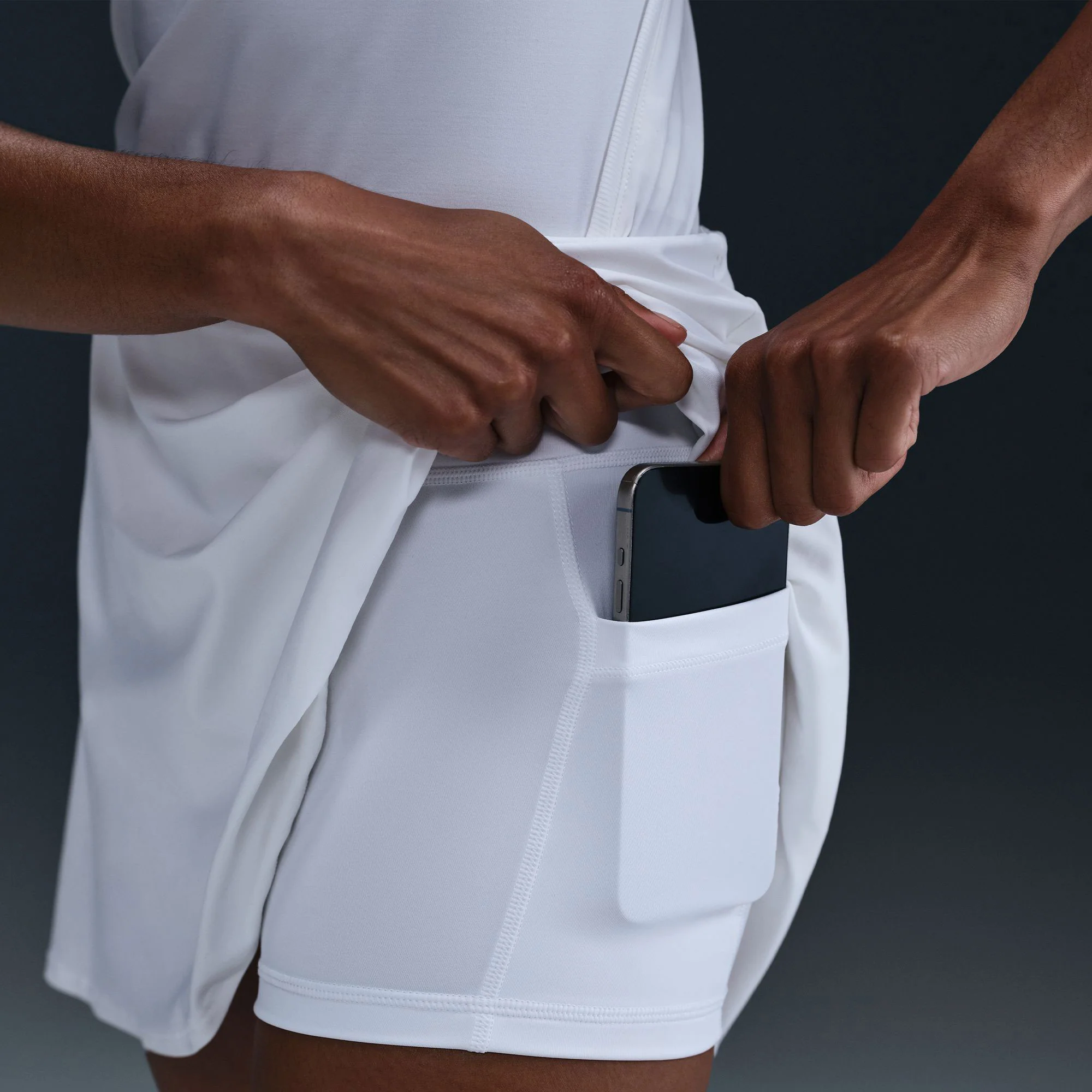 Nike Victory Women's Dri-FIT Mid-Rise Flouncy Tennis Skirt - Image 6