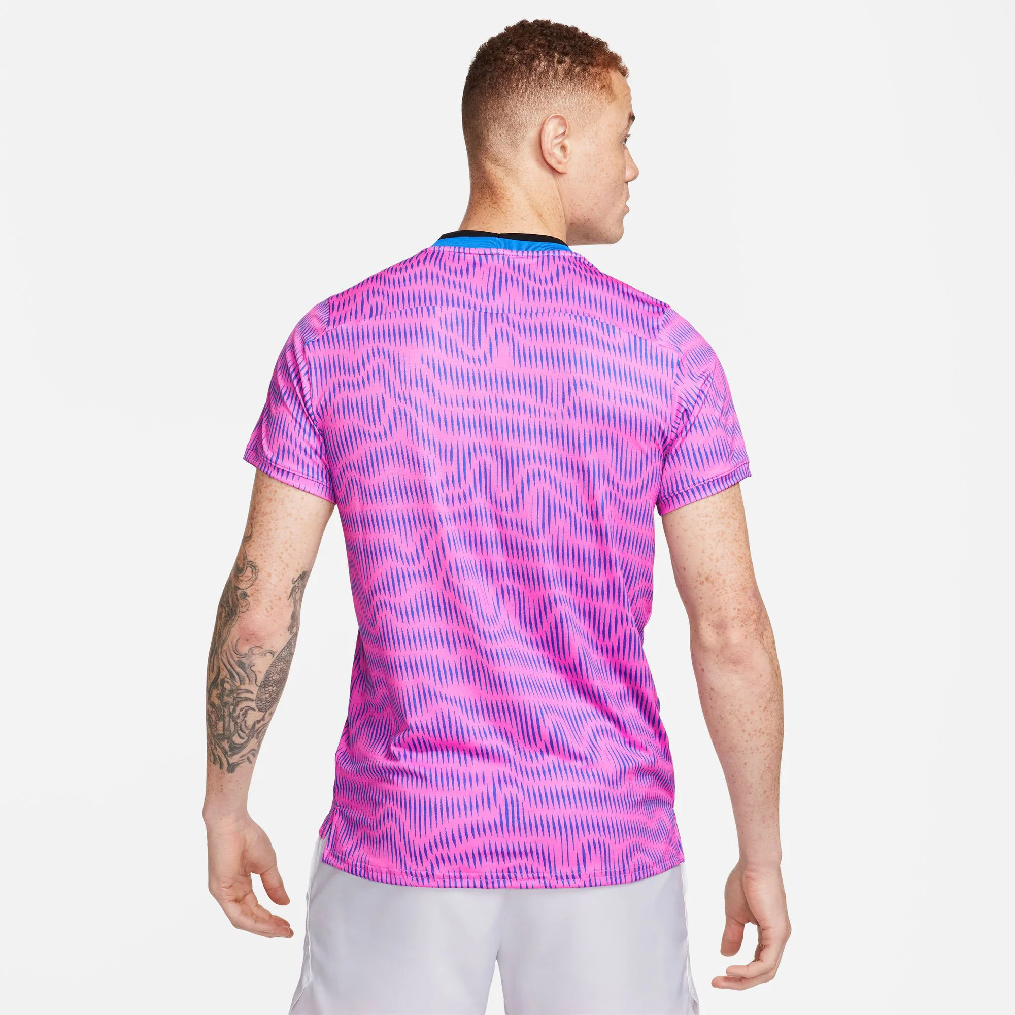 NikeCourt Advantage Men's Dri-FIT Printed Tennis Shirt - Image 2