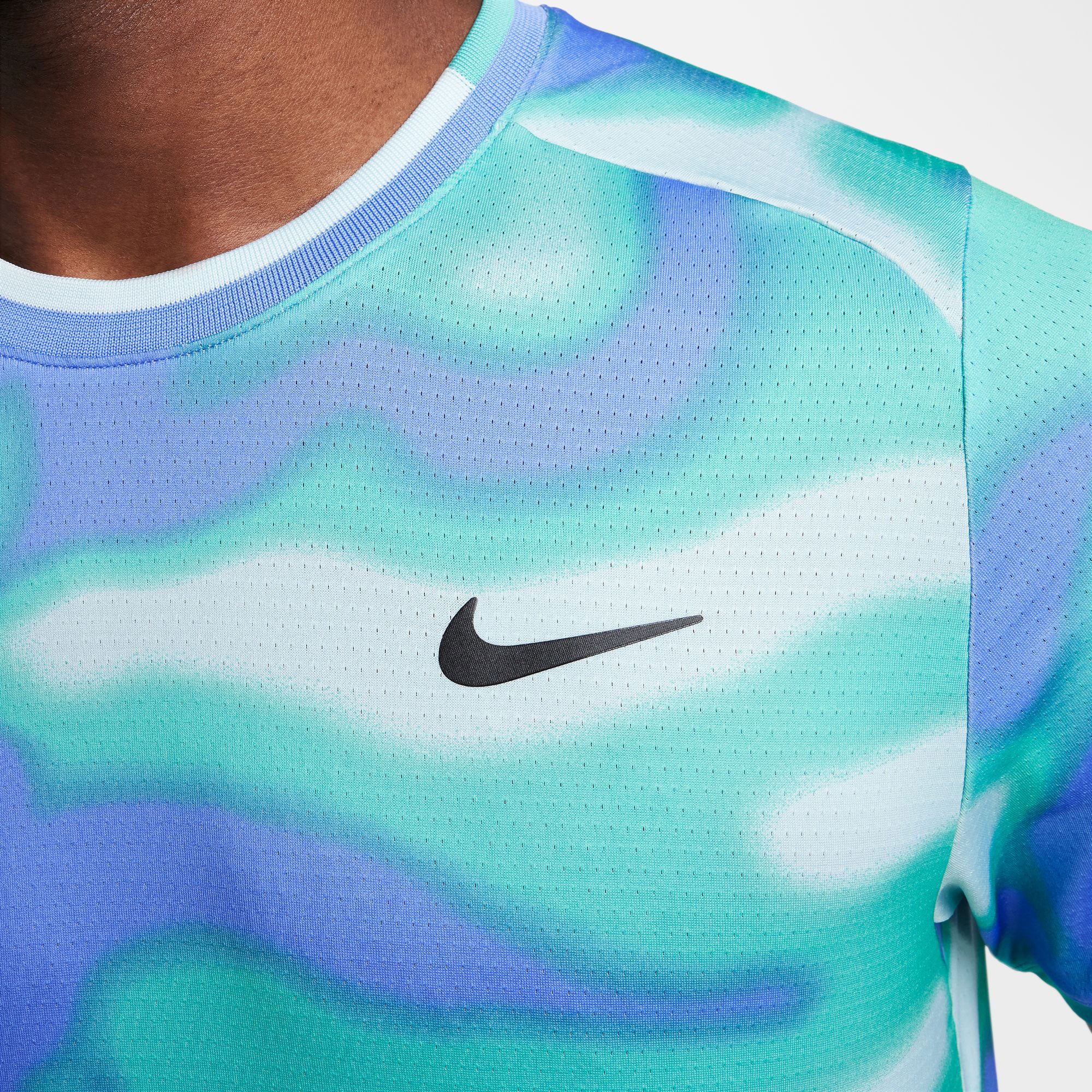 NikeCourt Advantage Men's Dri-FIT Printed Tennis Shirt - Image 4