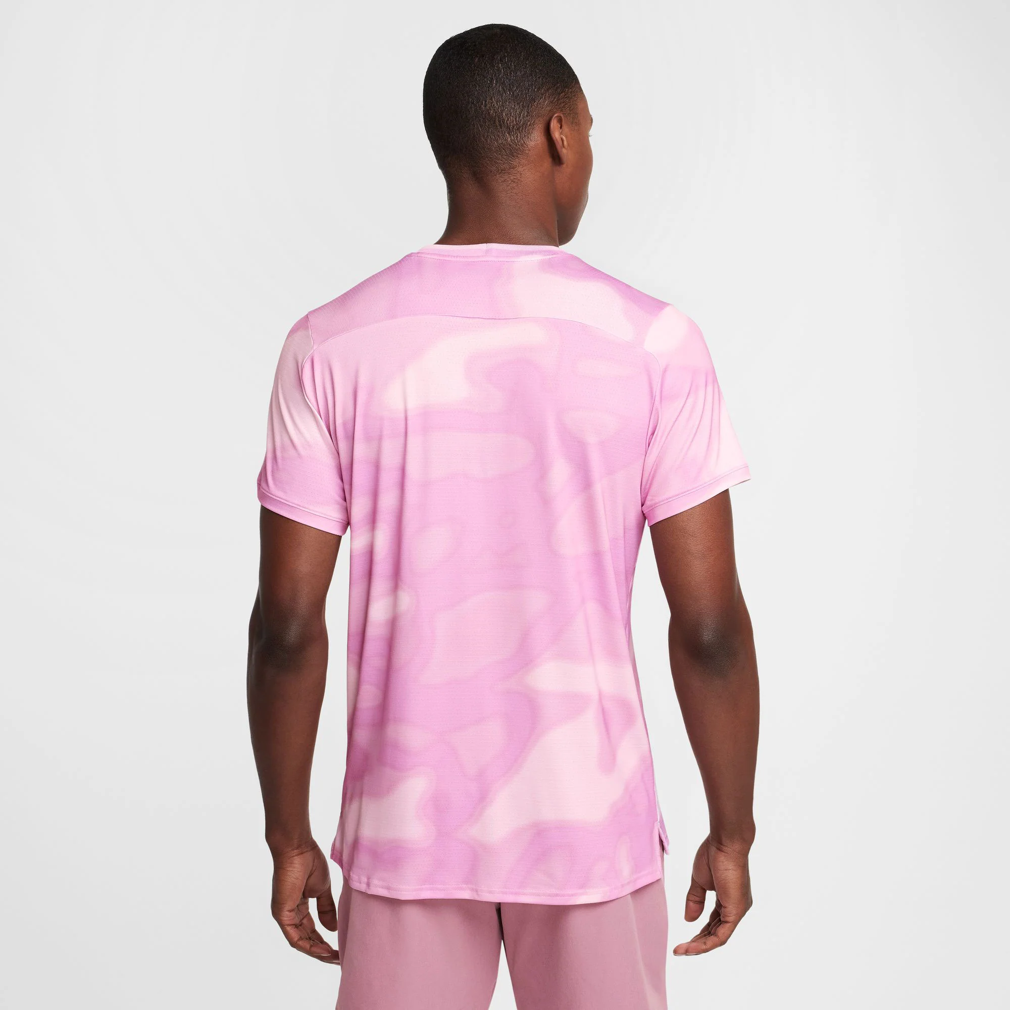 NikeCourt Advantage Men's Dri-FIT Printed Tennis Shirt - Image 2