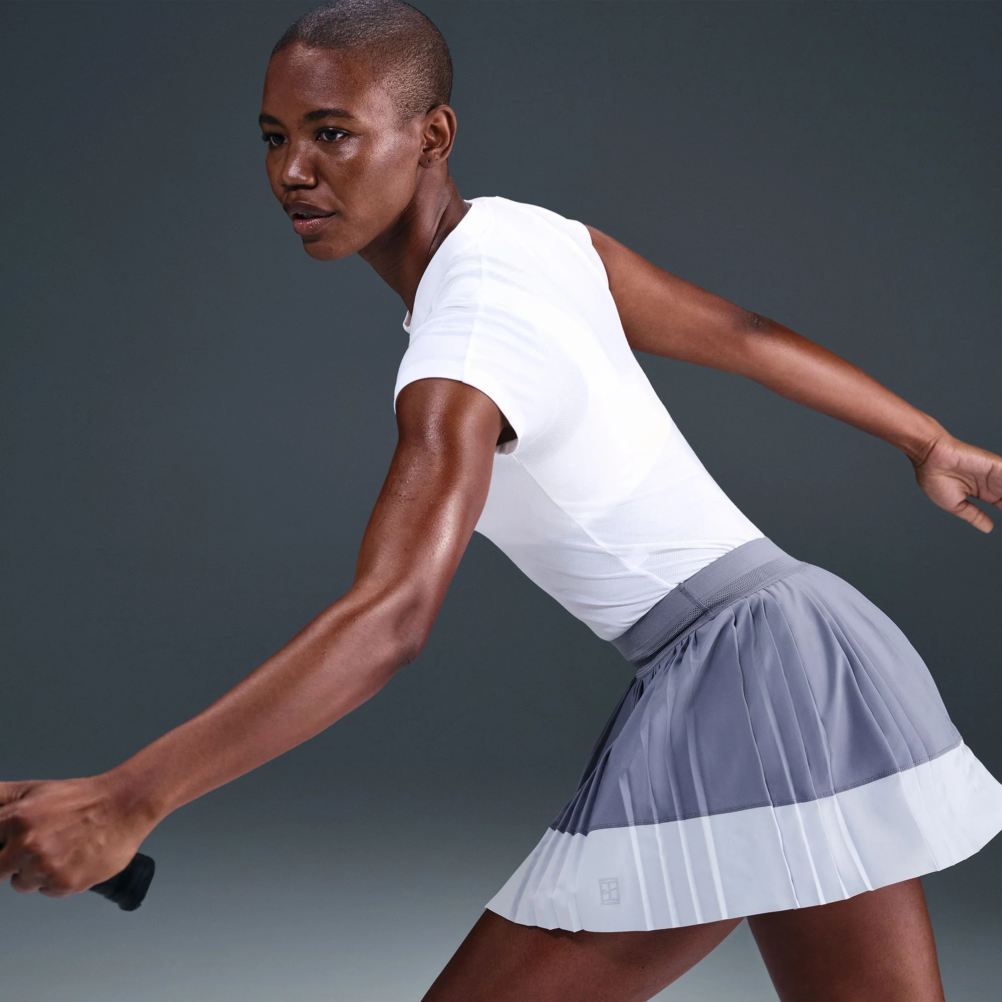 NikeCourt Advantage Women's Dri-FIT High-Waisted Pleated Tennis Skirt - Image 5