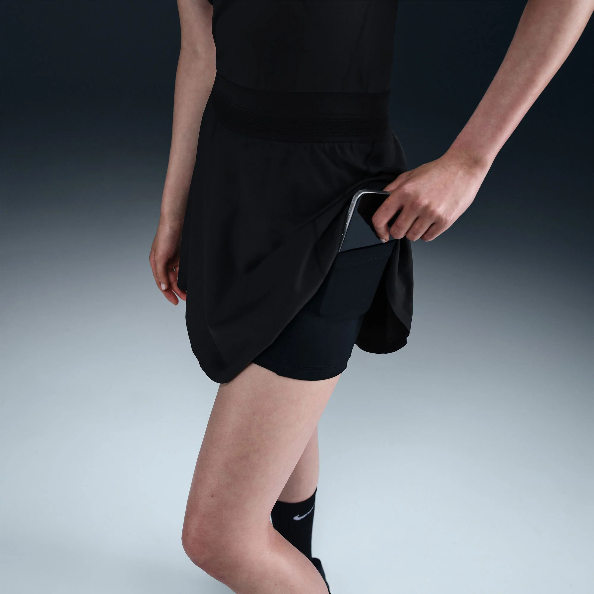 NikeCourt Advantage Women's Dri-FIT High-Waisted Regular Tennis Skirt - Image 7