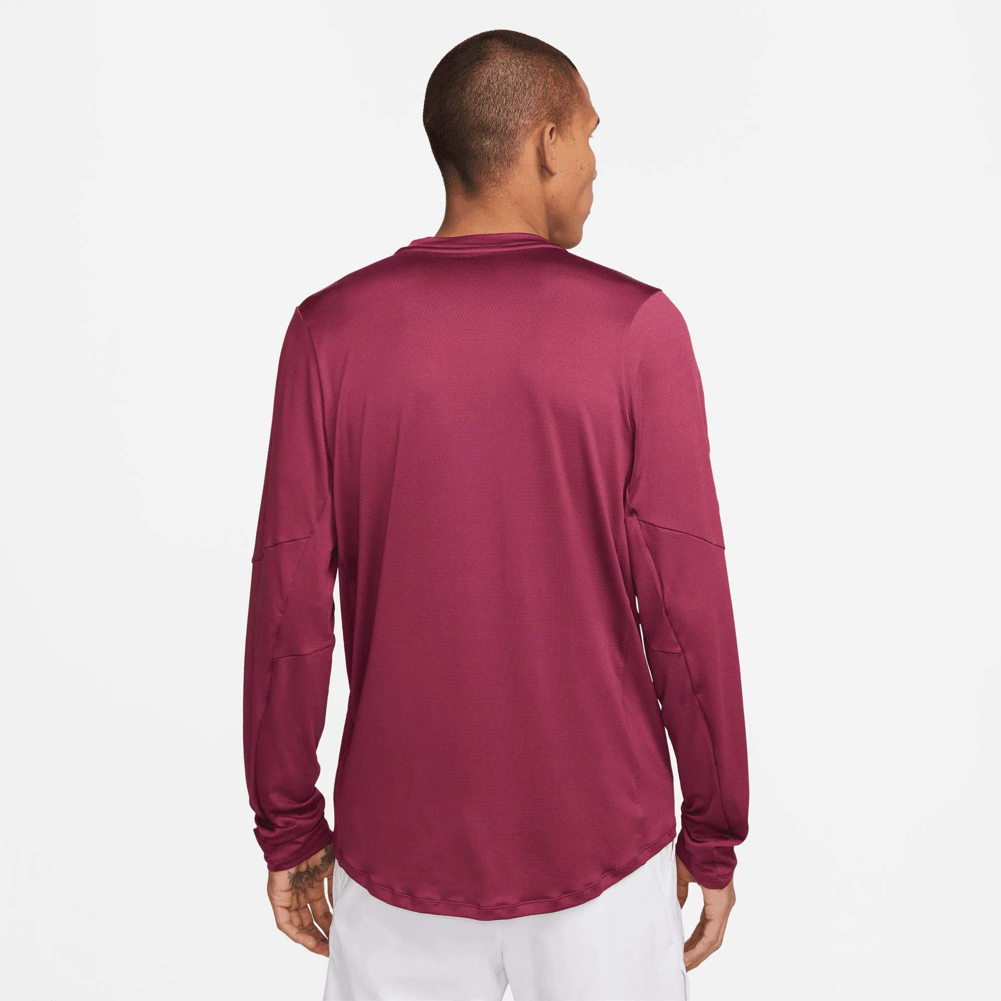 NikeCourt Dri-FIT Advantage Men's Half-Zip Long-Sleeve Tennis Shirt - Image 2