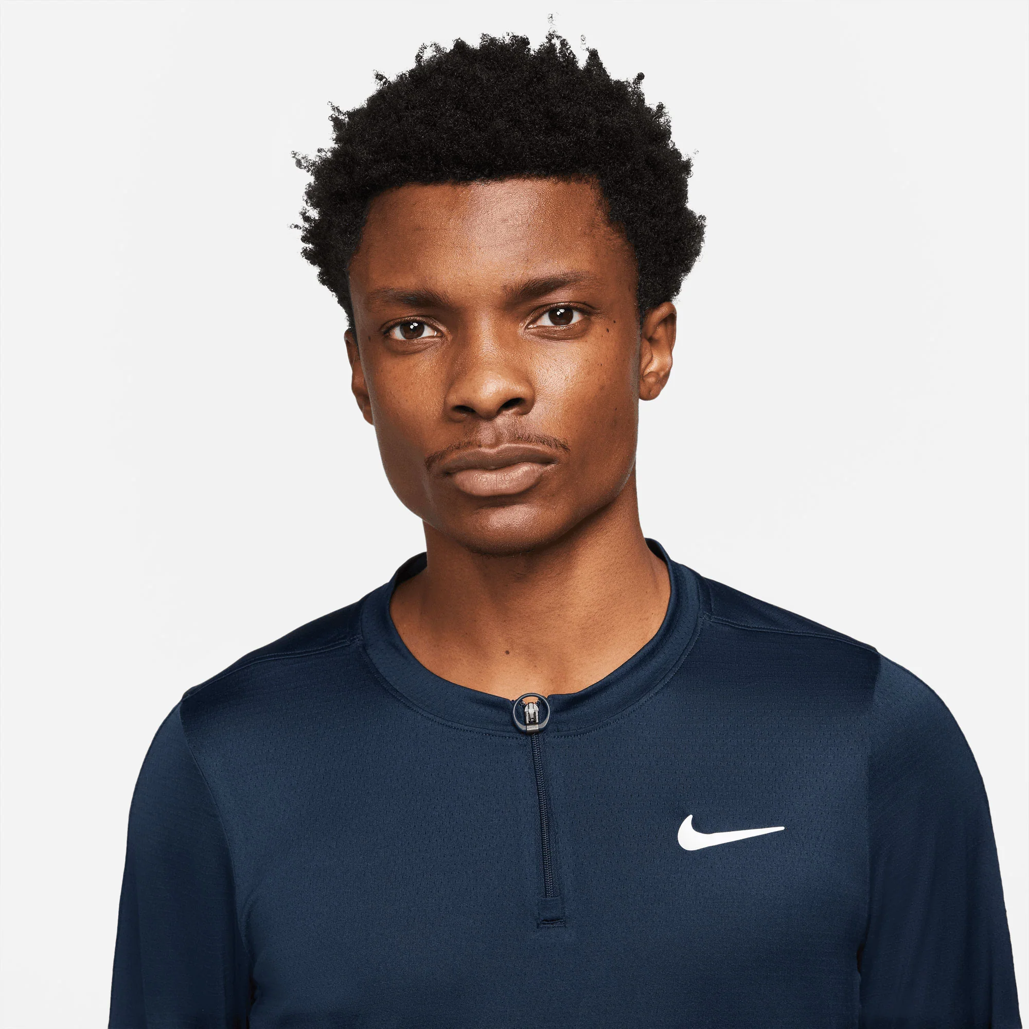 NikeCourt Dri-FIT Advantage Men's Long-Sleeve Half-Zip Tennis Shirt - Image 3