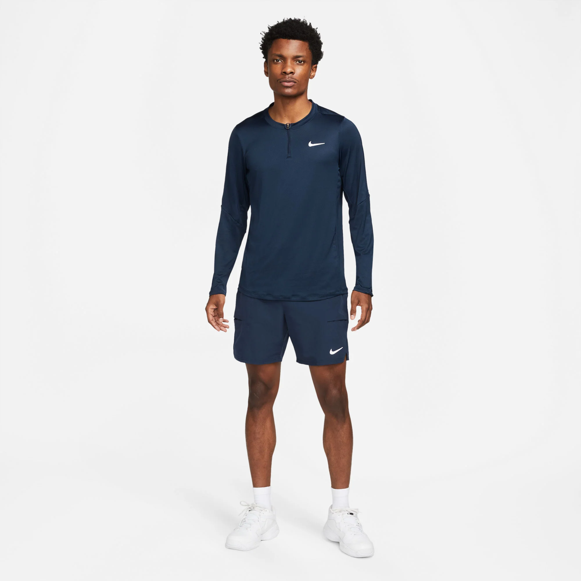 NikeCourt Dri-FIT Advantage Men's Long-Sleeve Half-Zip Tennis Shirt - Image 4