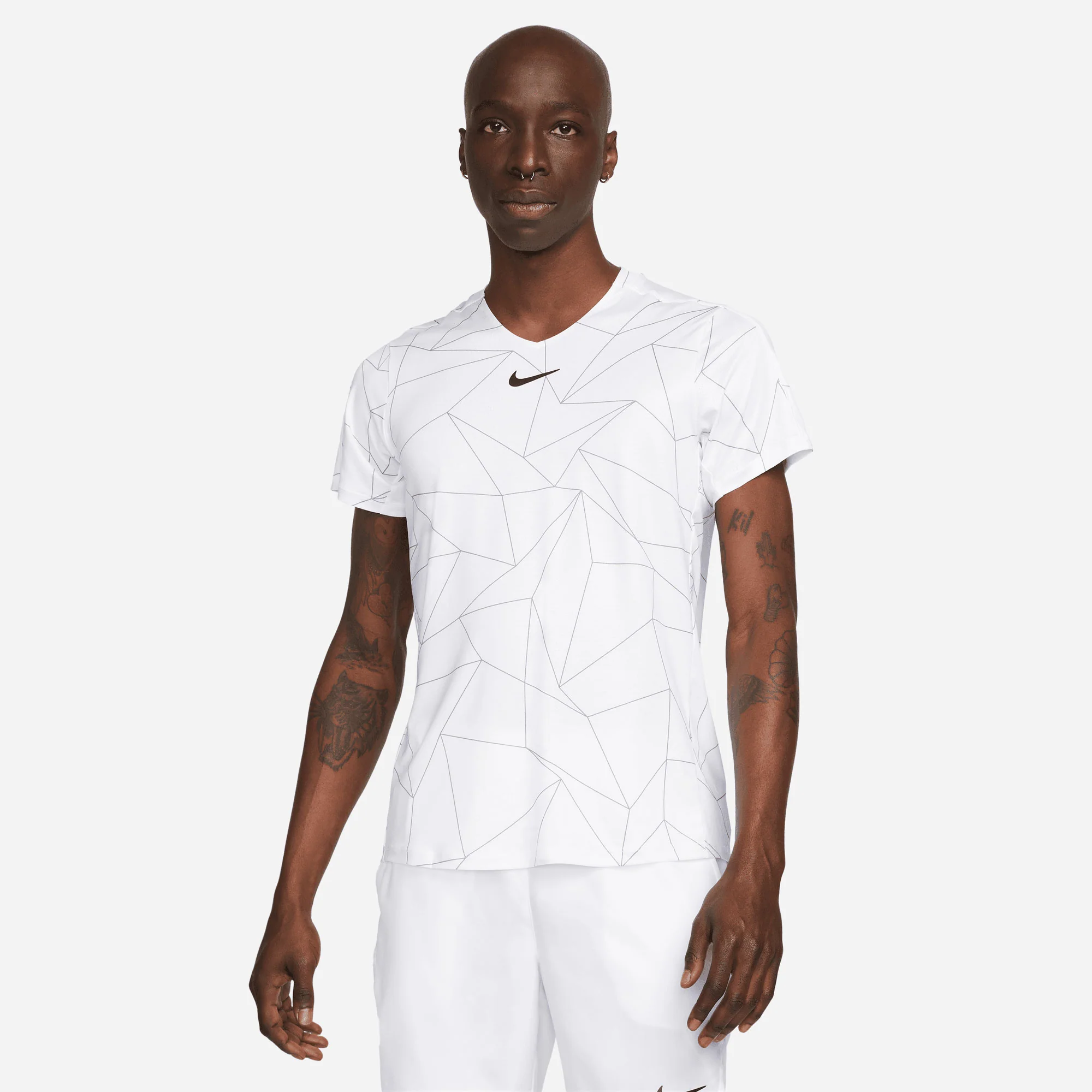 NikeCourt Dri-FIT Advantage Men's Printed Tennis Shirt