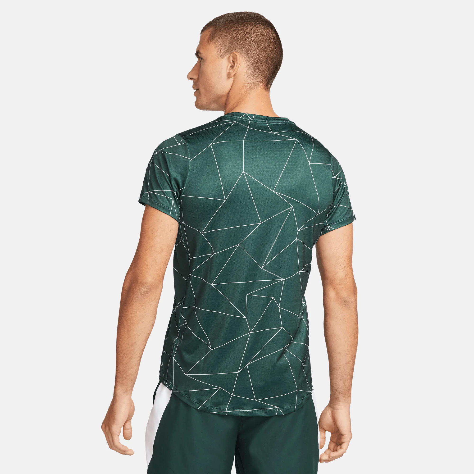 NikeCourt Dri-FIT Advantage Men's Printed Tennis Shirt - Image 2