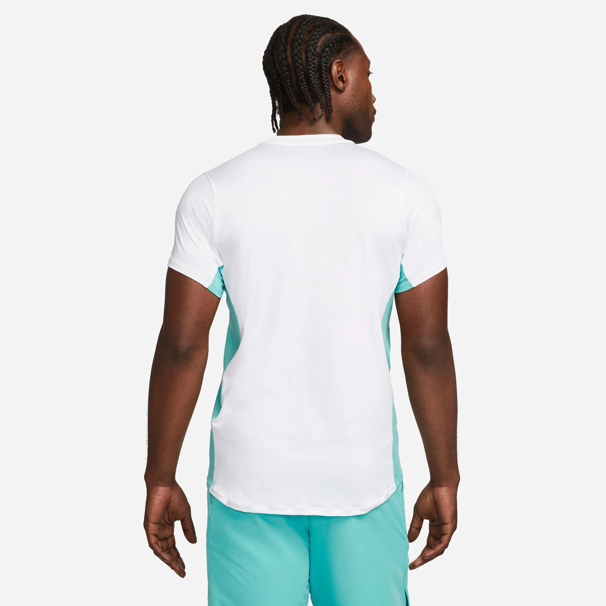 NikeCourt Dri-FIT Advantage Men's Printed Tennis Shirt - Image 2