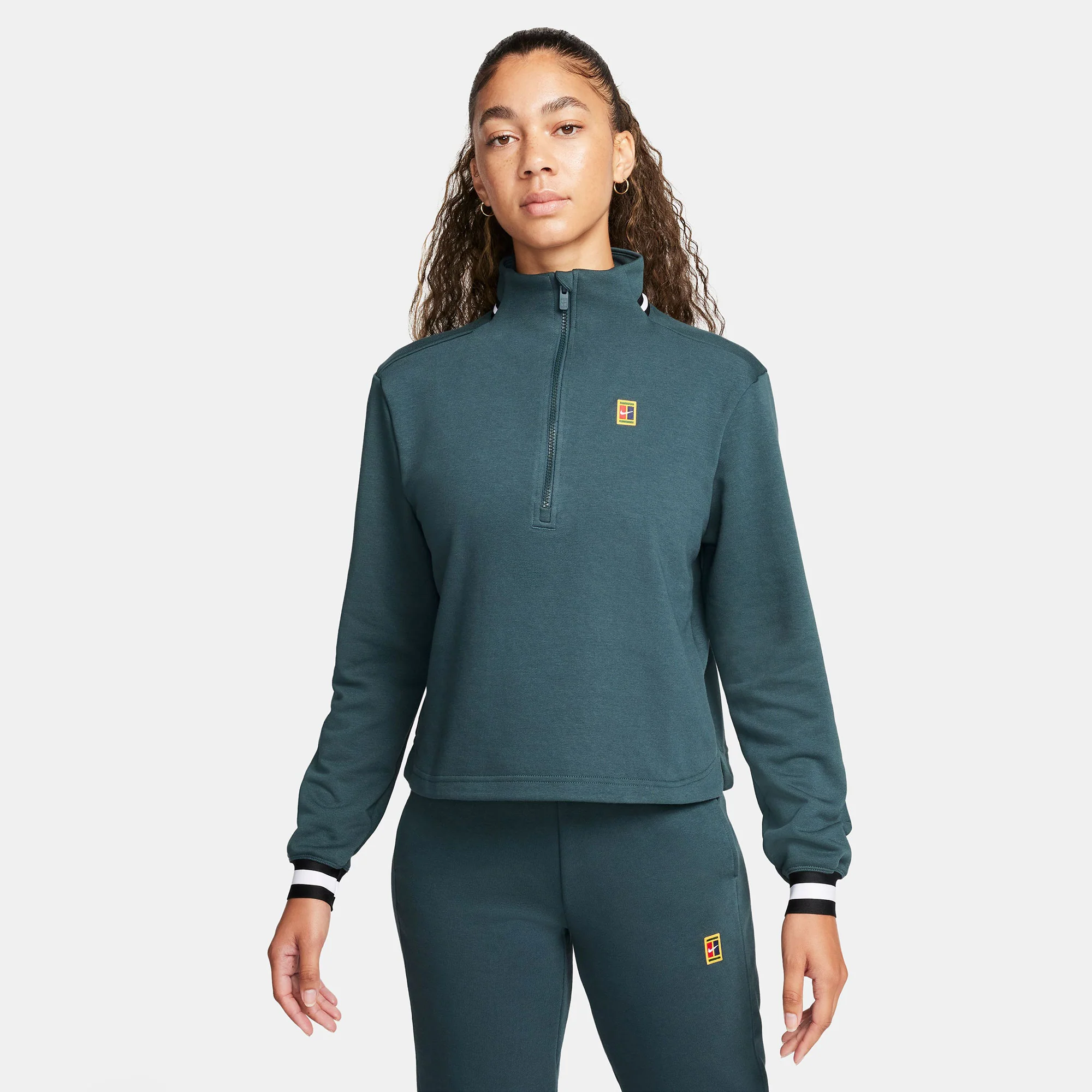 NikeCourt Dri-FIT Heritage Women's Fleece Tennis Top