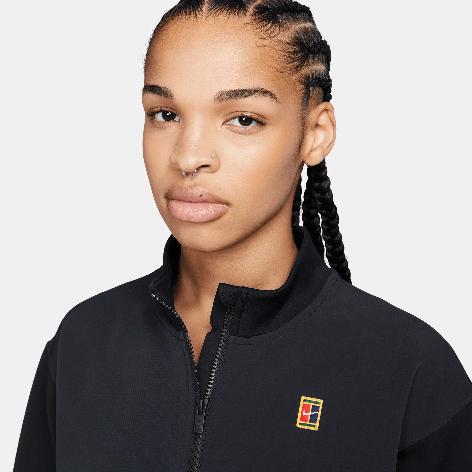 NikeCourt Dri-FIT Heritage Women's Half-Zip Tennis Jacket - Image 3