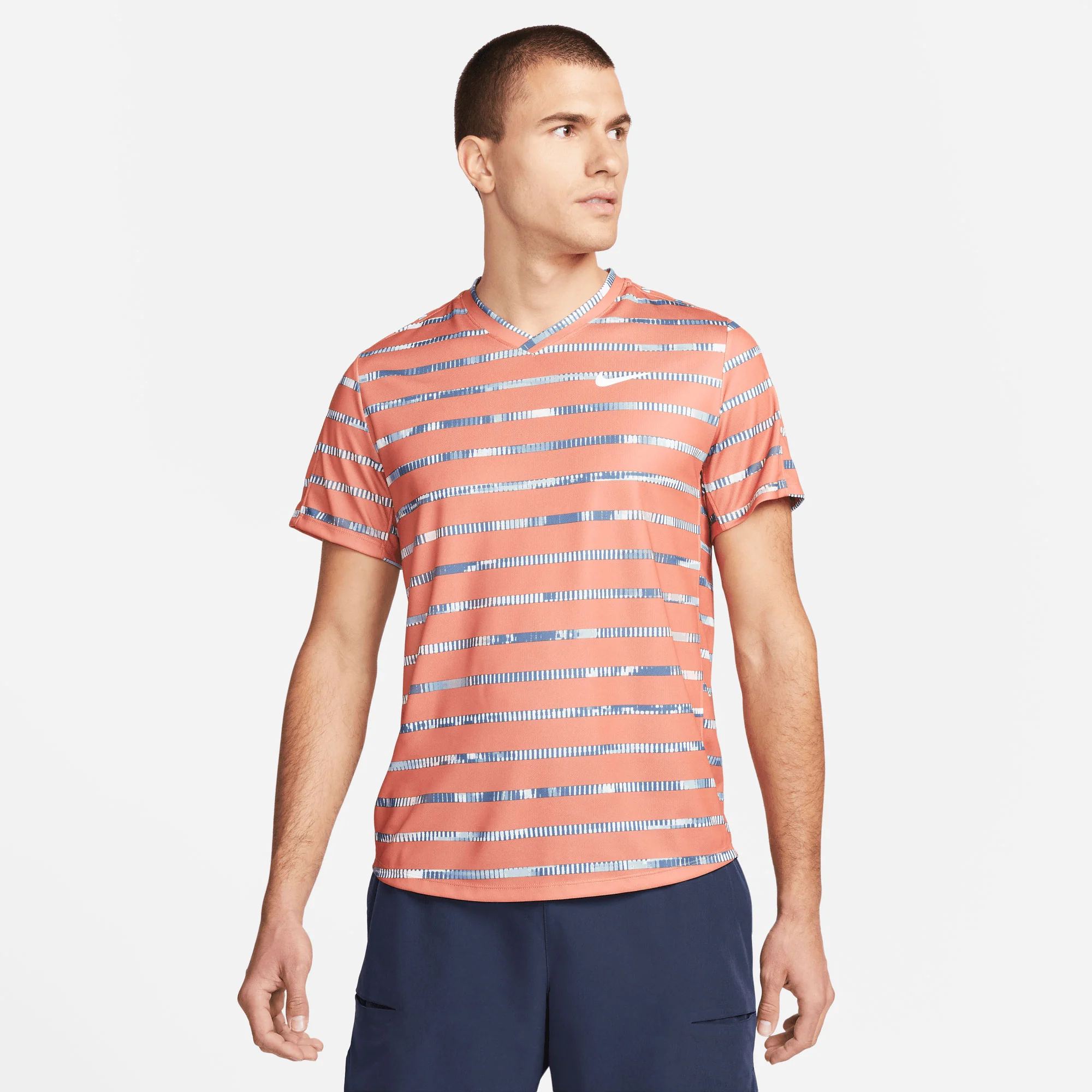 NikeCourt Dri-FIT Victory Men's Printed Tennis Shirt