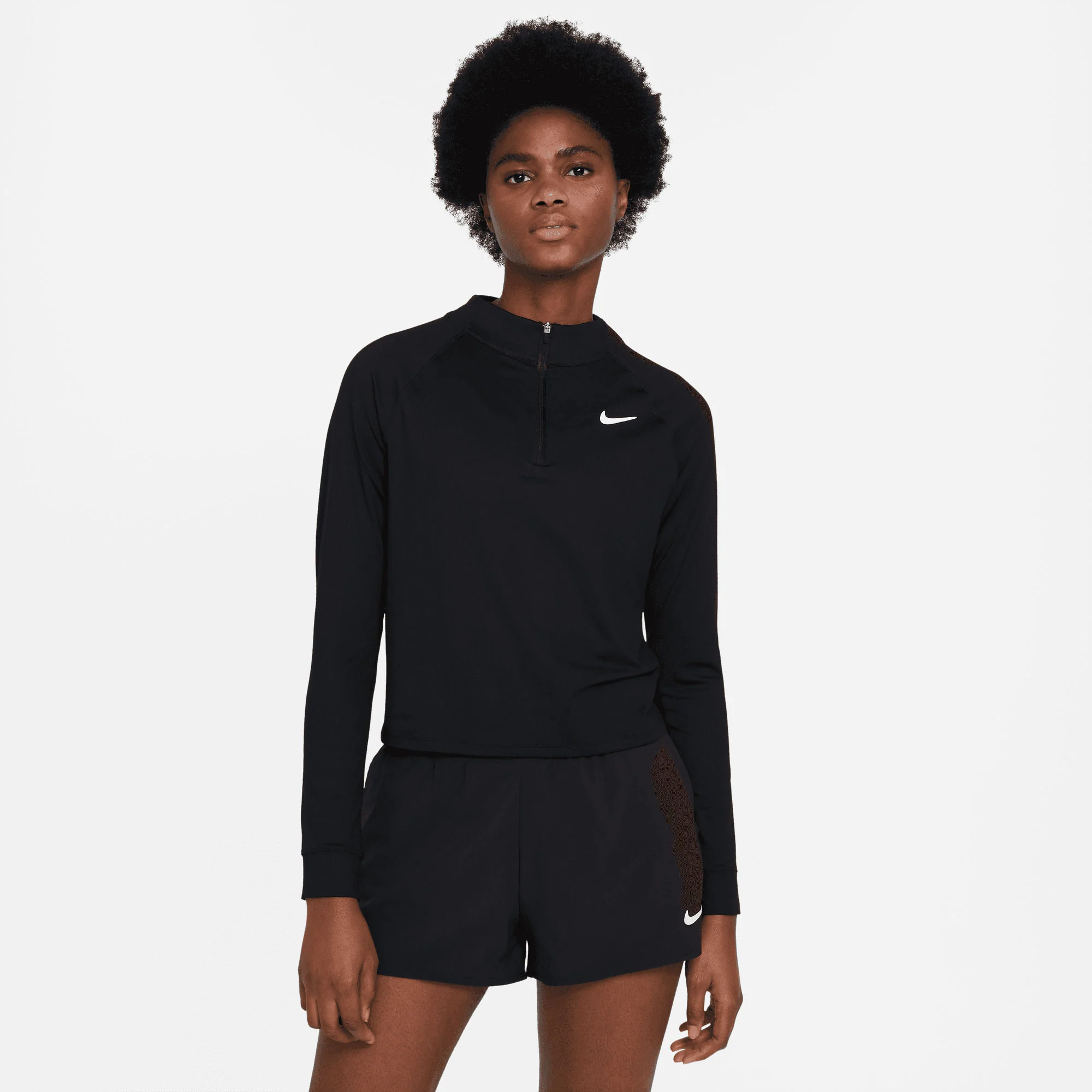 NikeCourt Dri-FIT Victory Women's Long-Sleeve Half-Zip Tennis Top