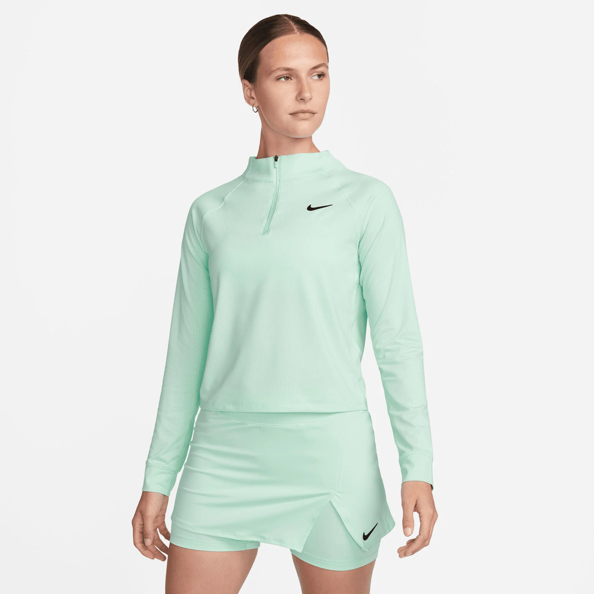 NikeCourt Dri-FIT Victory Women's Long-Sleeve Half-Zip Tennis Top