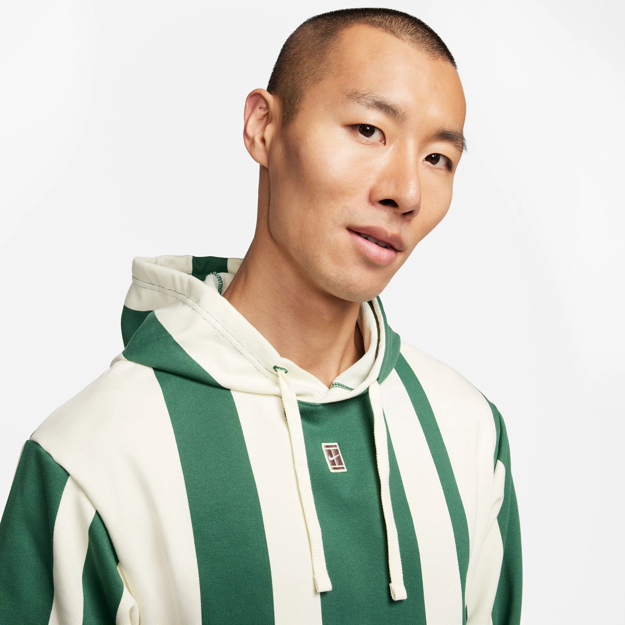 NikeCourt Heritage Men's Dri-FIT Fleece Printed Tennis Hoodie - Image 3