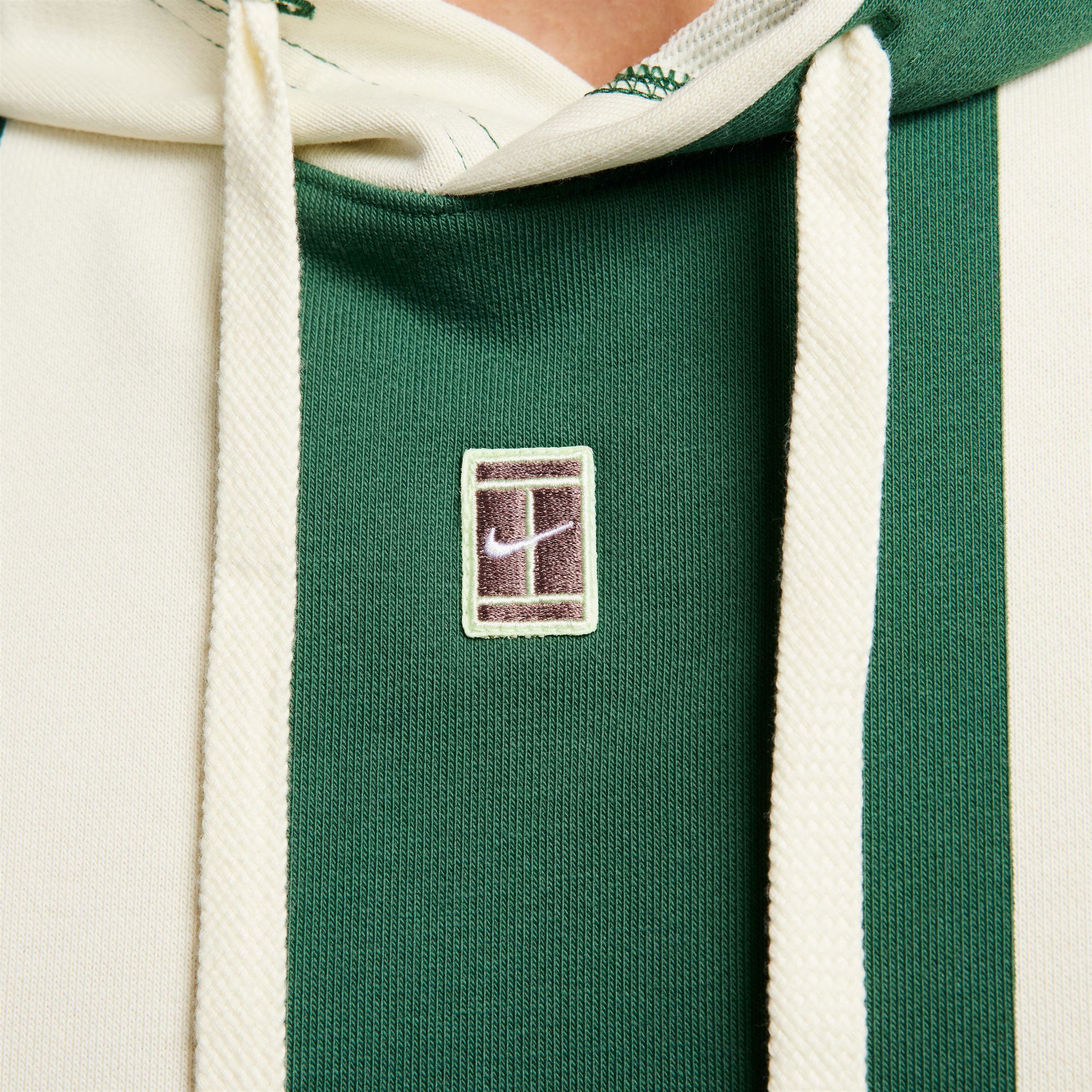 NikeCourt Heritage Men's Dri-FIT Fleece Printed Tennis Hoodie - Image 4