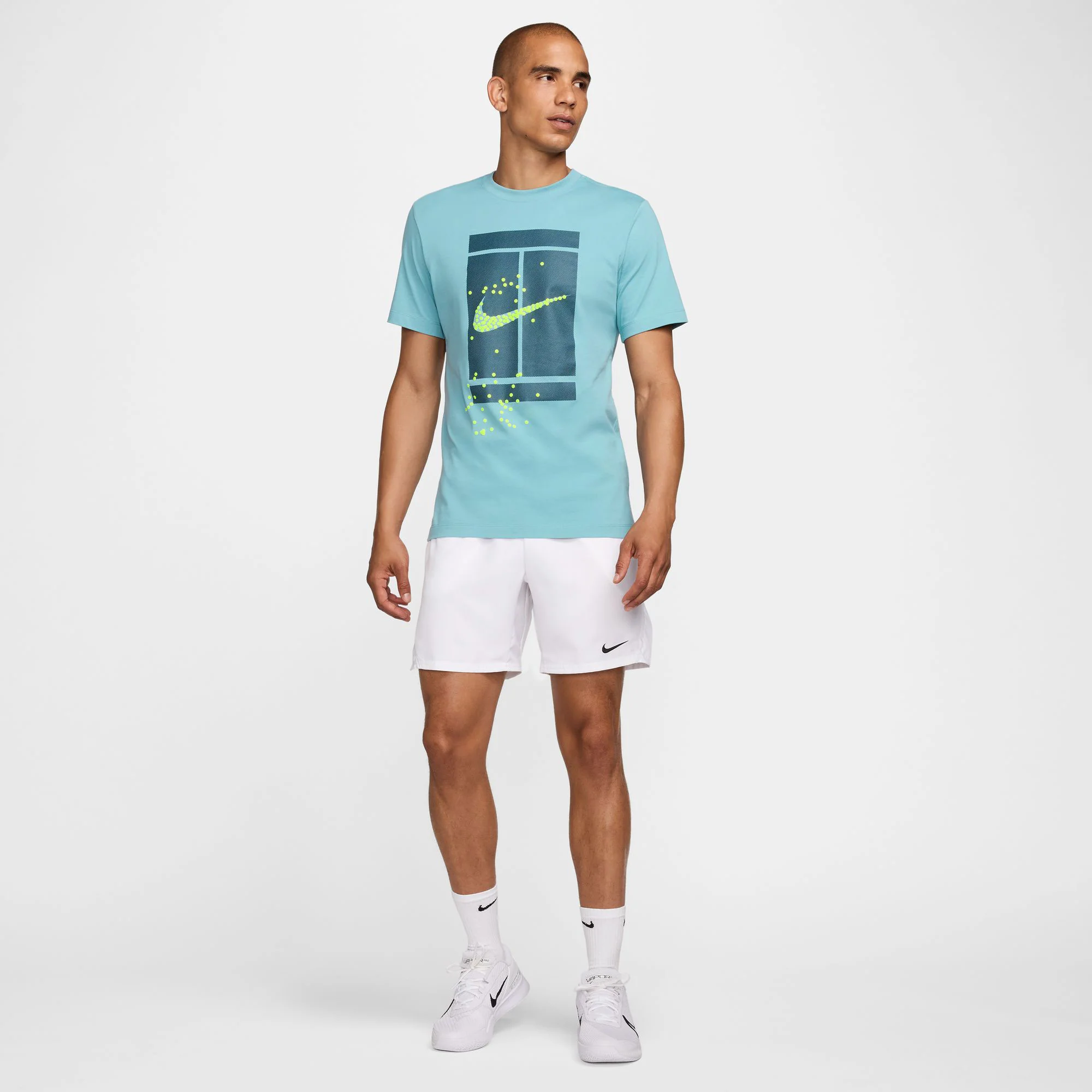 NikeCourt Heritage Men's Dri-FIT Tennis T-Shirt - Image 5