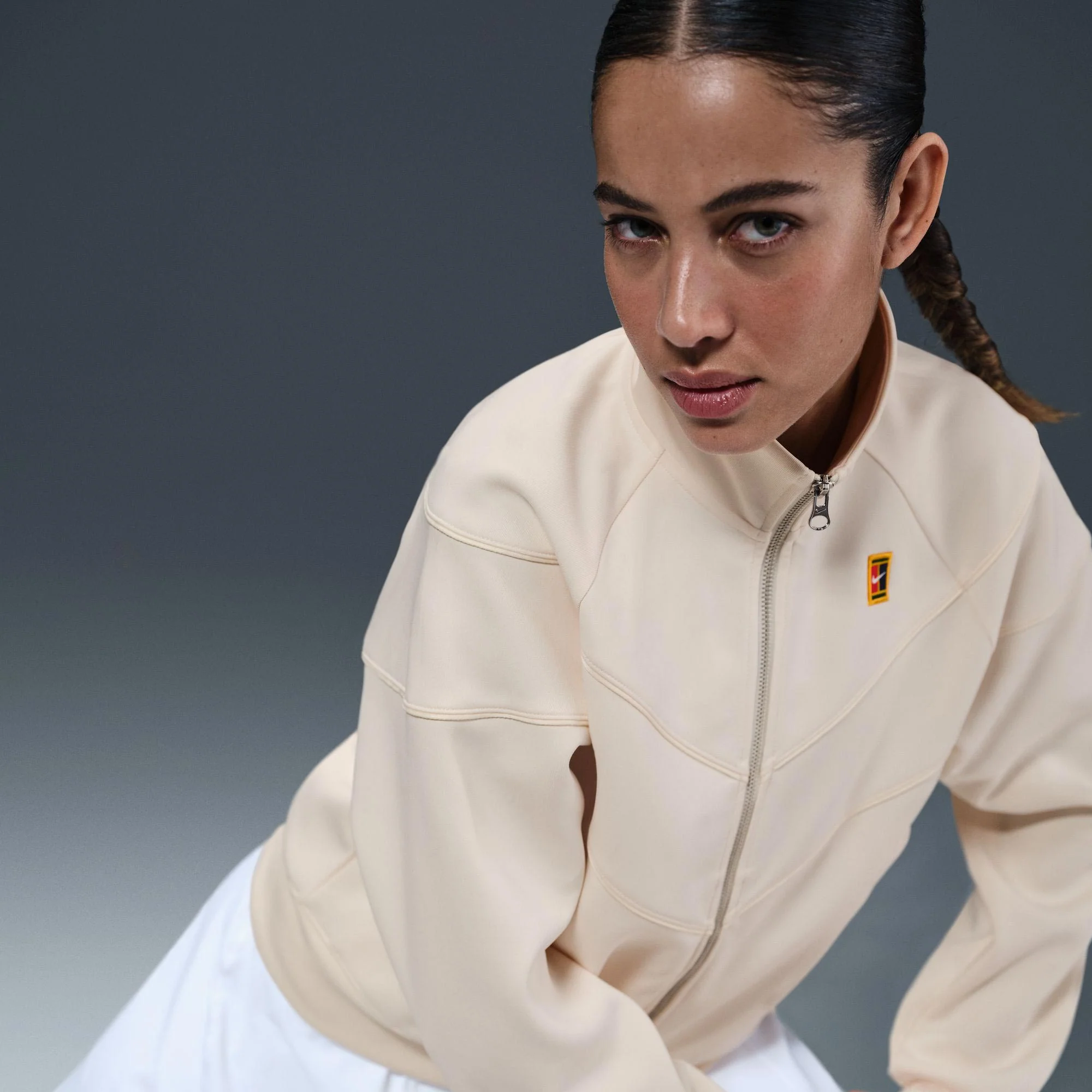 NikeCourt Heritage Women's Poly Knit Tennis Jacket - Image 3