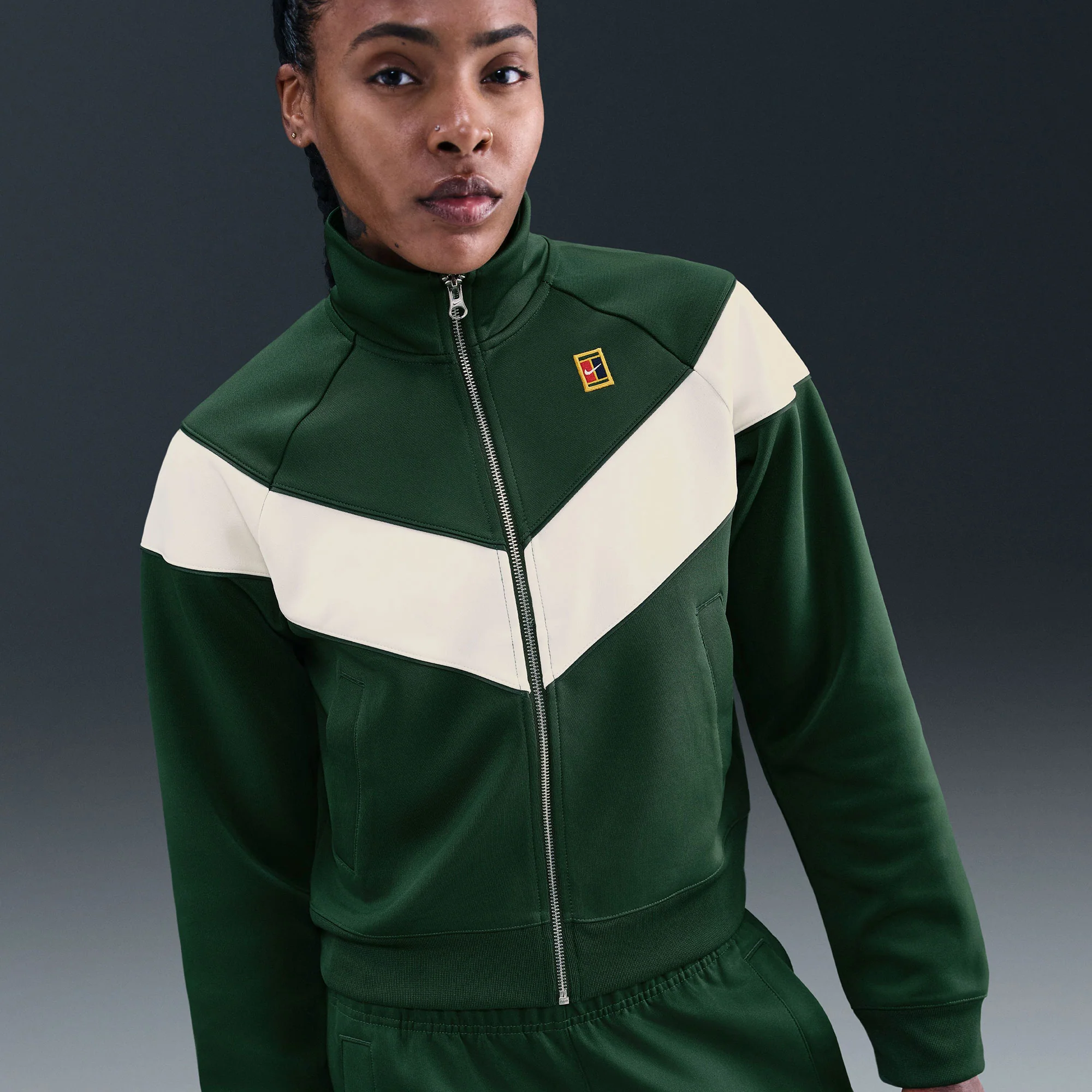 NikeCourt Heritage Women's Poly Knit Tennis Jacket