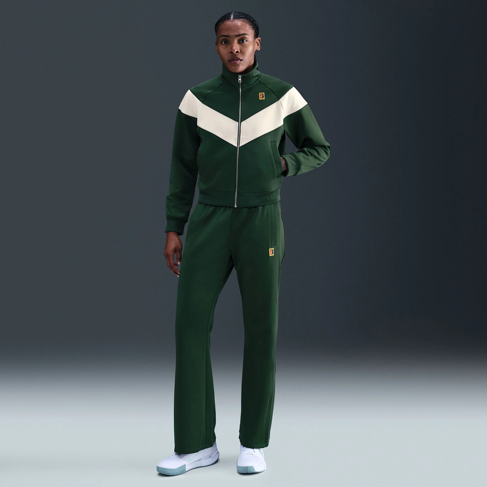 NikeCourt Heritage Women's Poly Knit Tennis Jacket - Image 4