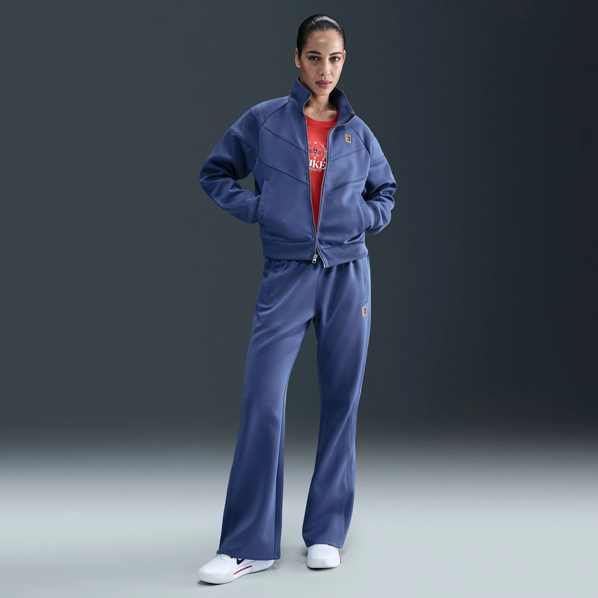 NikeCourt Heritage Women's Poly Knit Tennis Jacket - Image 4