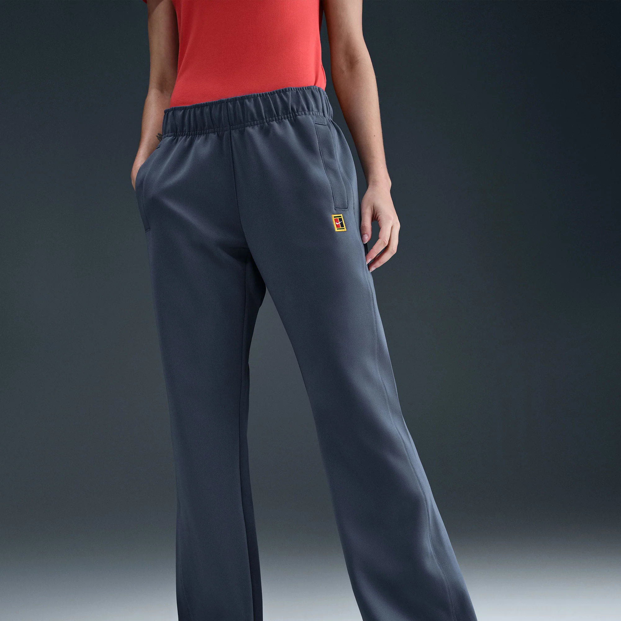 NikeCourt Heritage Women's Poly Knit Tennis Pants - Image 3