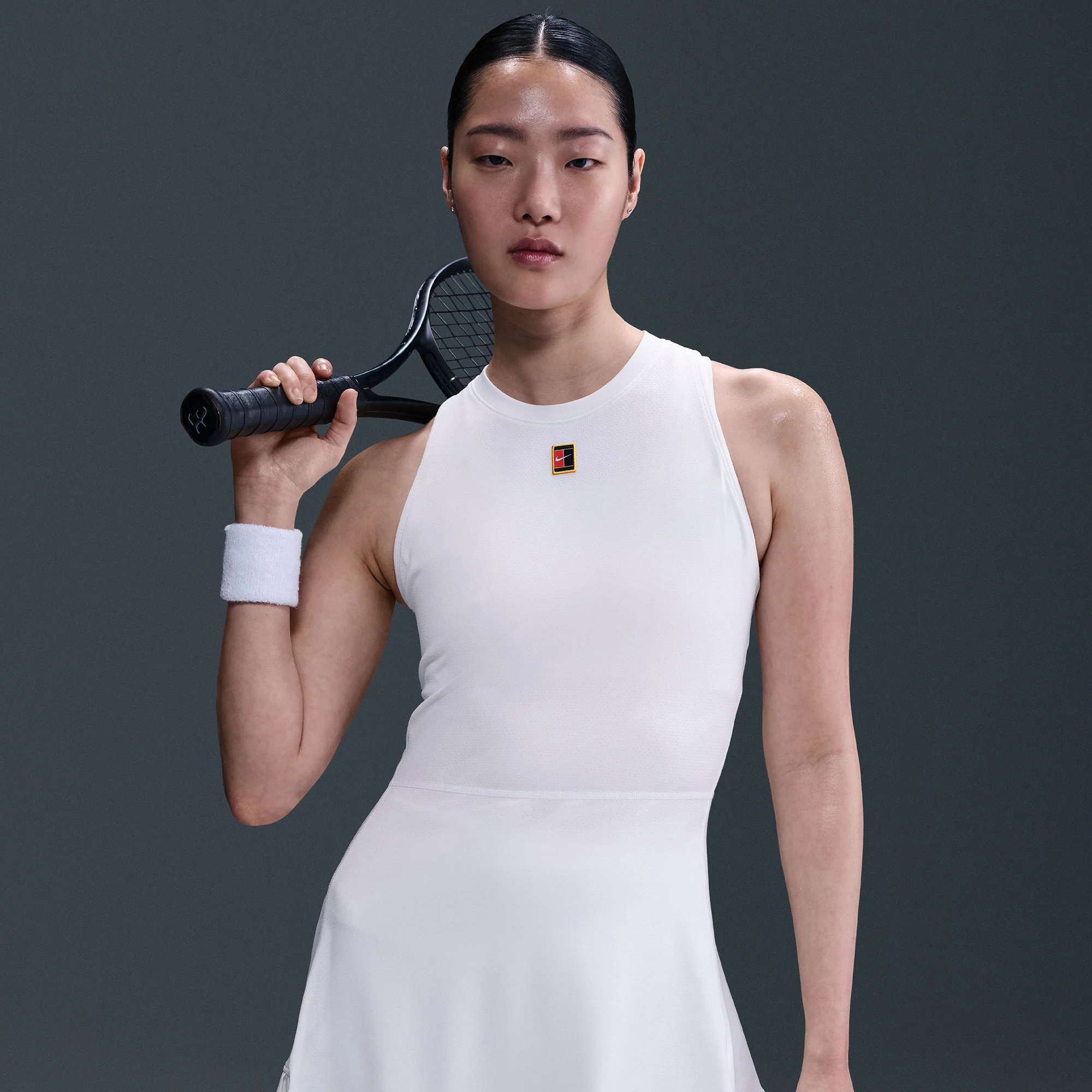 NikeCourt Slam London Women's Dri-FIT Tennis Dress - Image 3