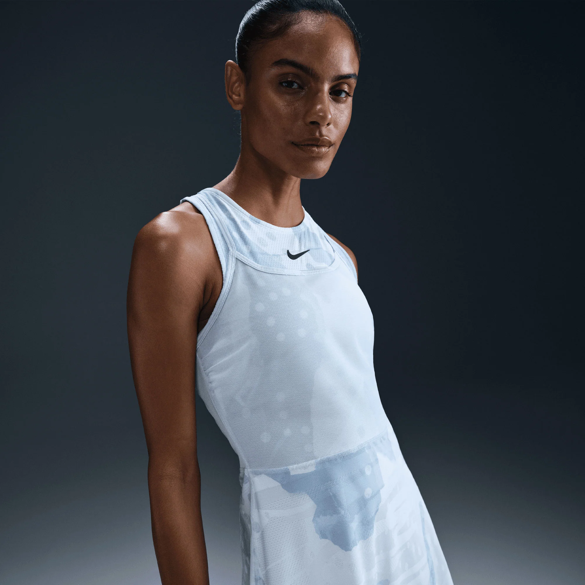 NikeCourt Slam Melbourne Women's Dri-FIT Printed Tennis Dress - Image 3