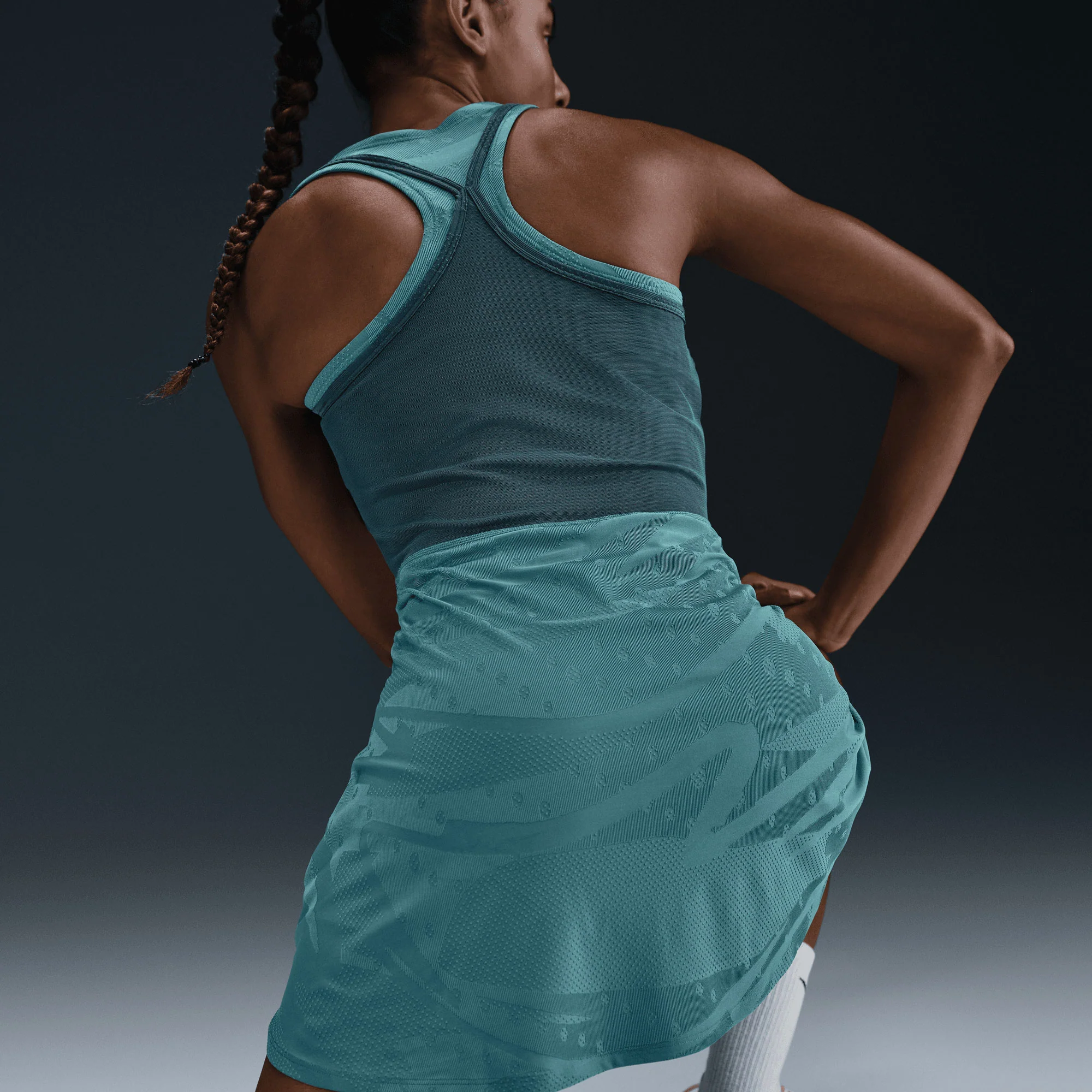 NikeCourt Slam Melbourne Women's Dri-FIT Tennis Dress - Image 4