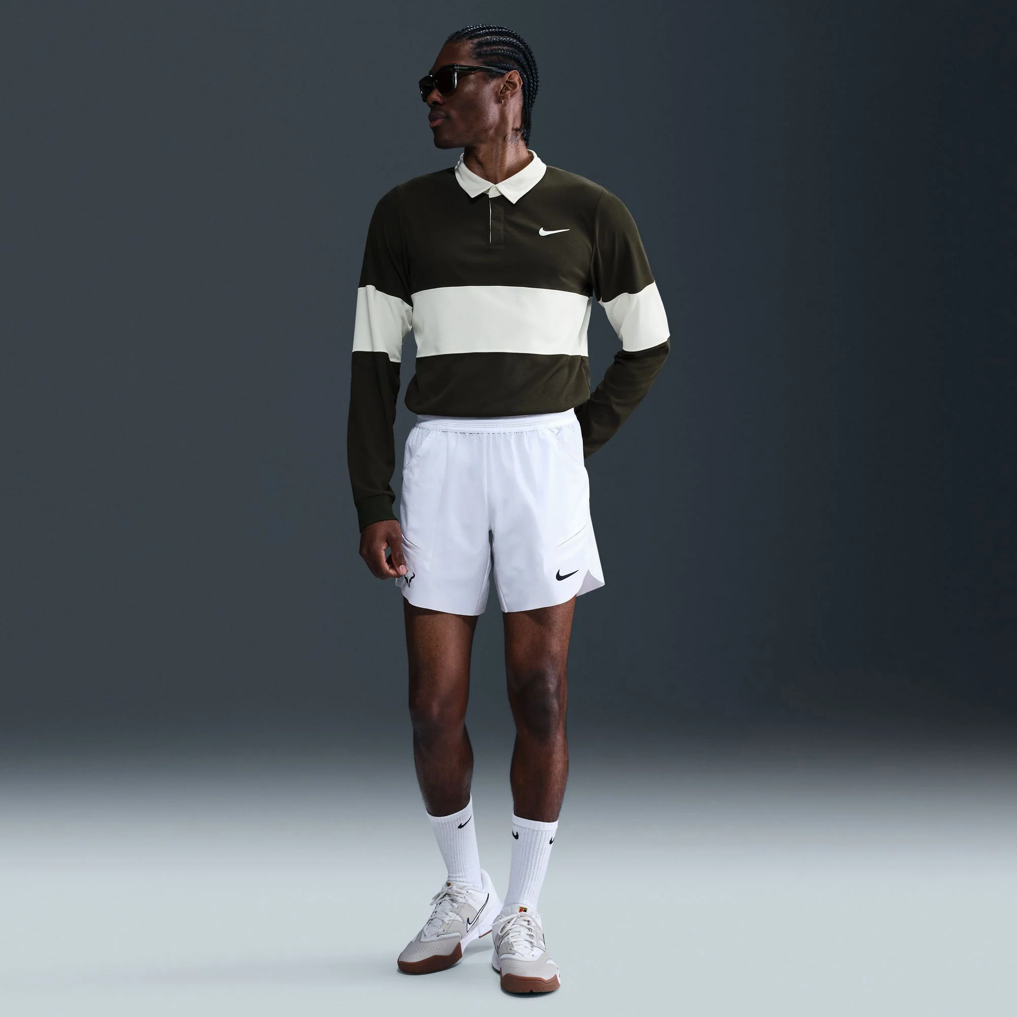NikeCourt Slam RG Men's Dri-FIT Long Sleeve Tennis Polo - Image 4