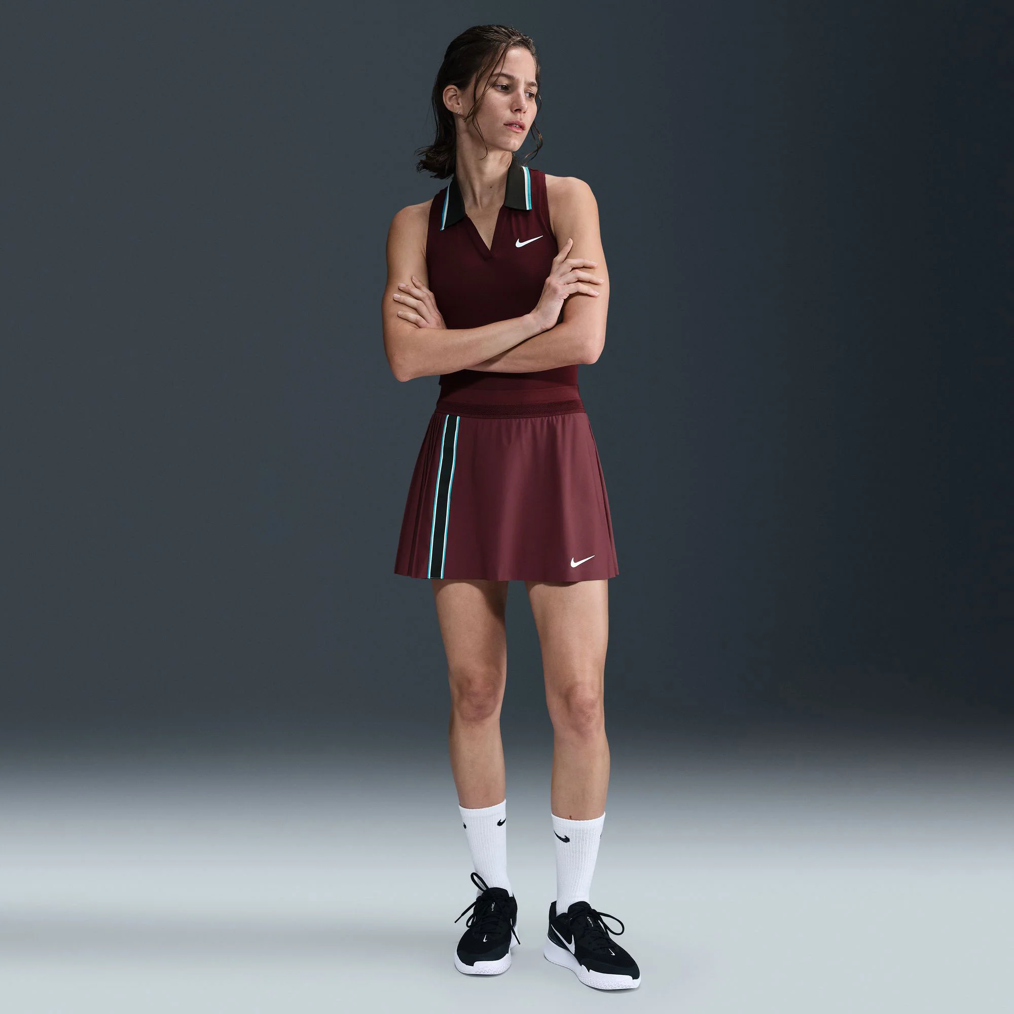 NikeCourt Slam RG Women's Dri-FIT High-Waisted Tennis Skirt