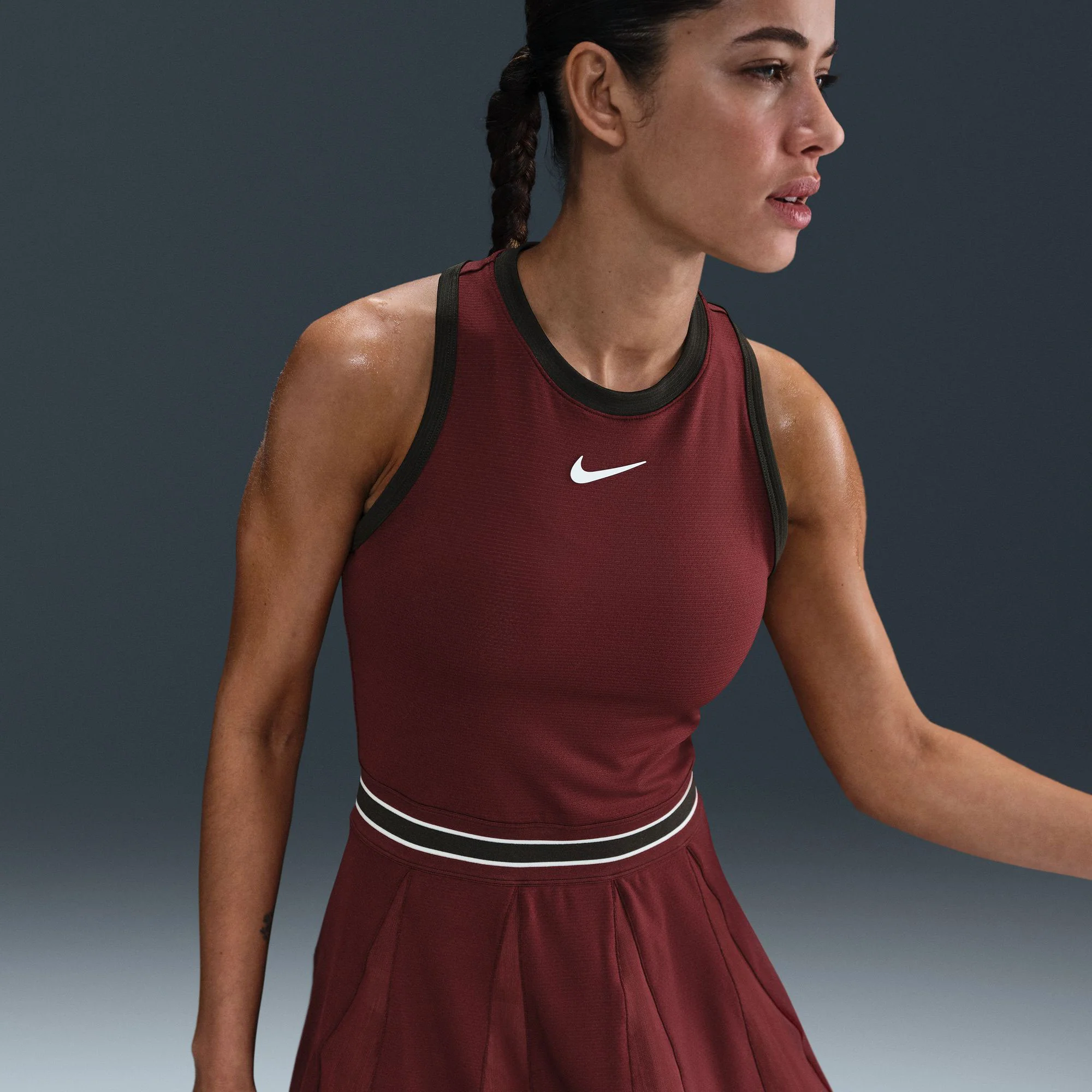 NikeCourt Slam RG Women's Dri-FIT Tennis Dress - Image 3