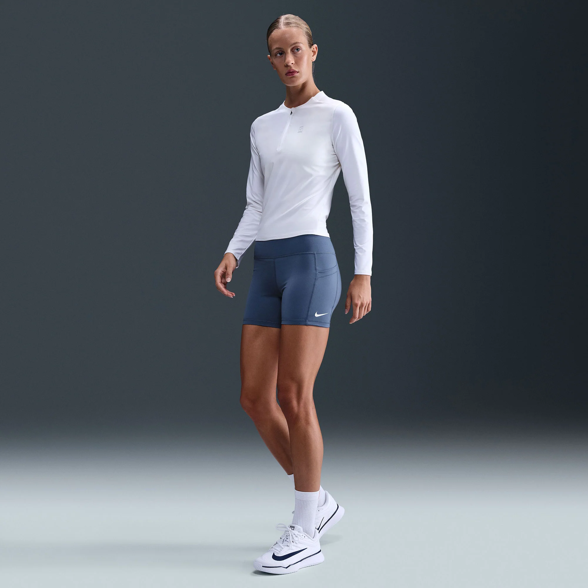NikeCourt Women's Dri-FIT High-Waisted Tennis Shorts