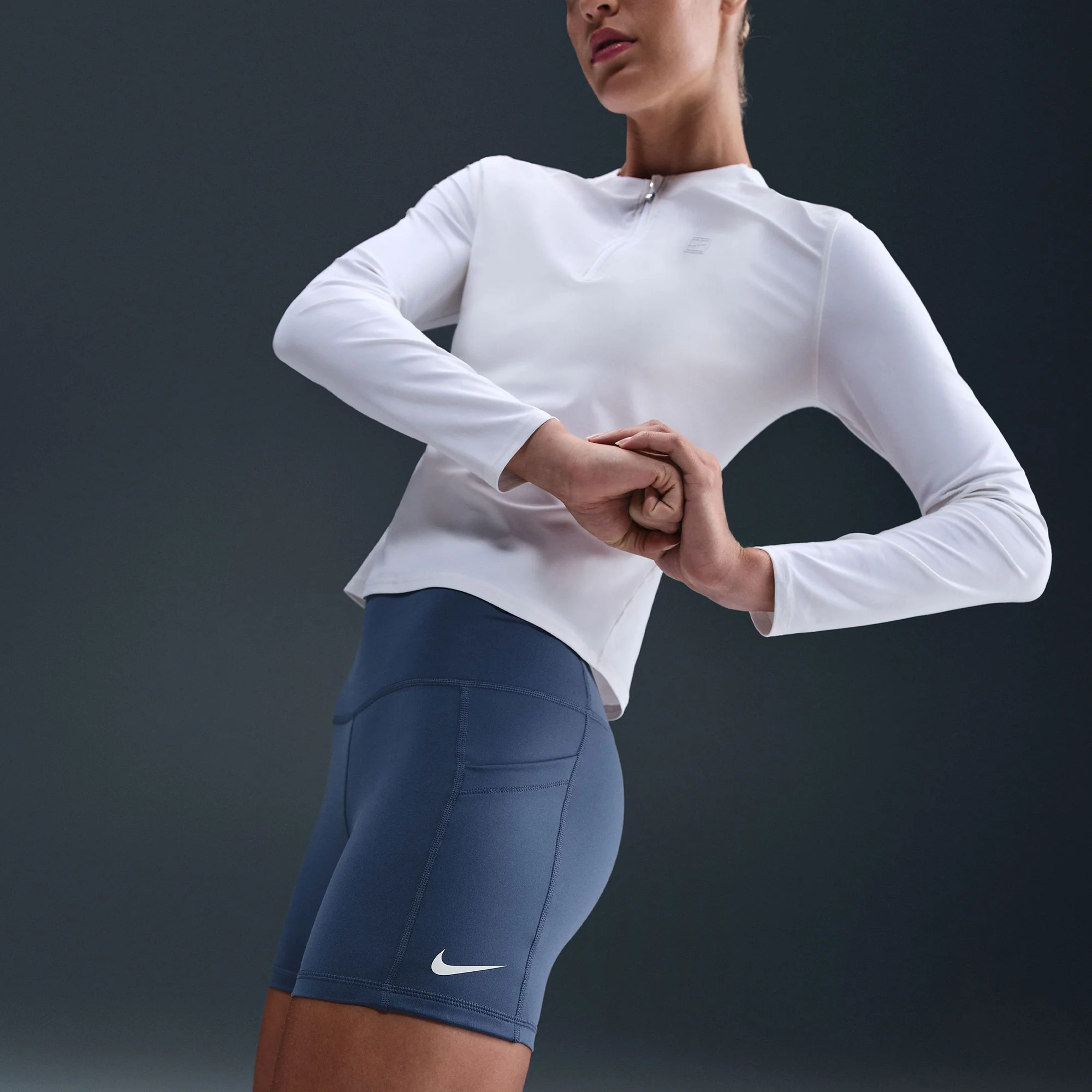 NikeCourt Women's Dri-FIT High-Waisted Tennis Shorts - Image 5