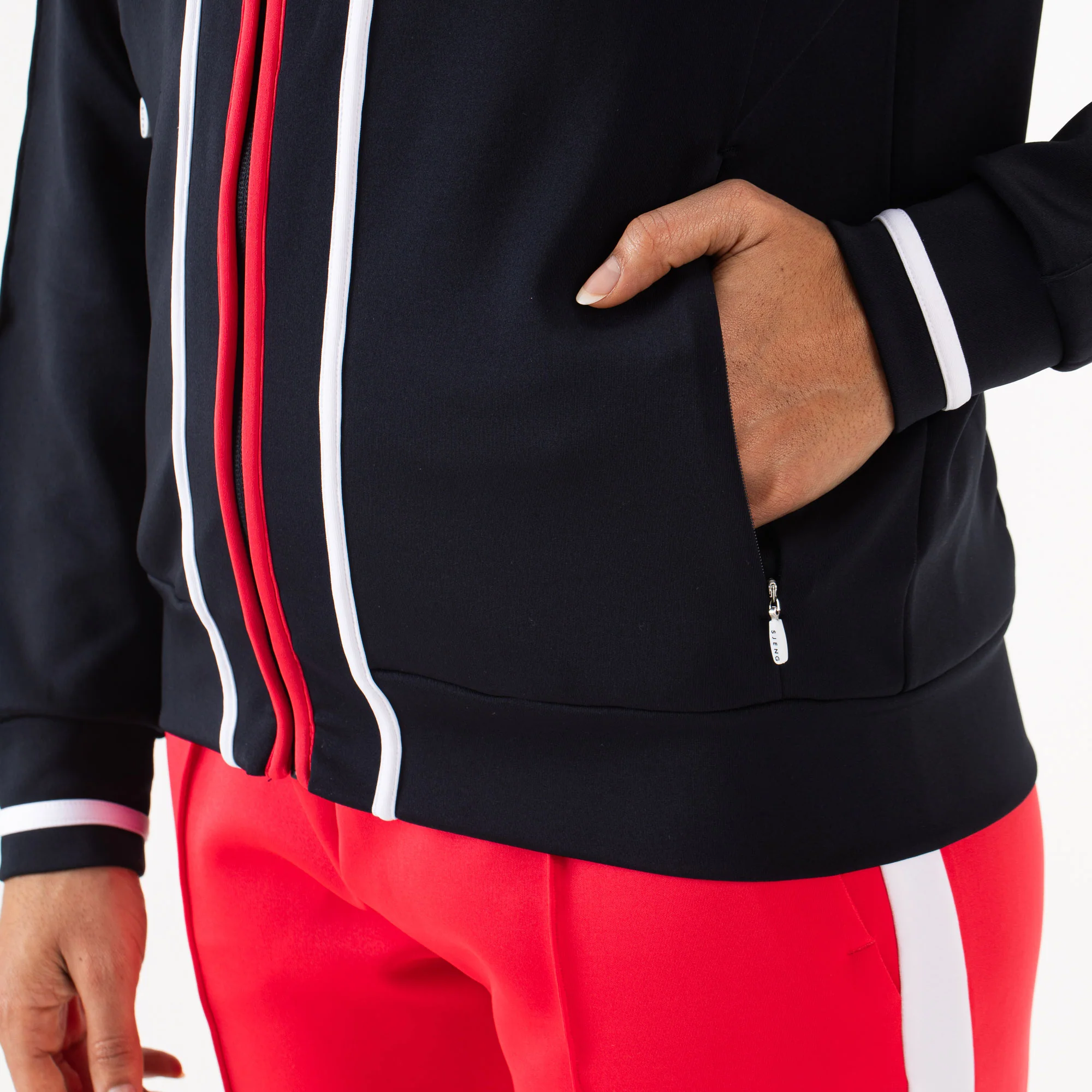 Sjeng Sports Fathia Women's Hooded Tennis Jacket - Image 5