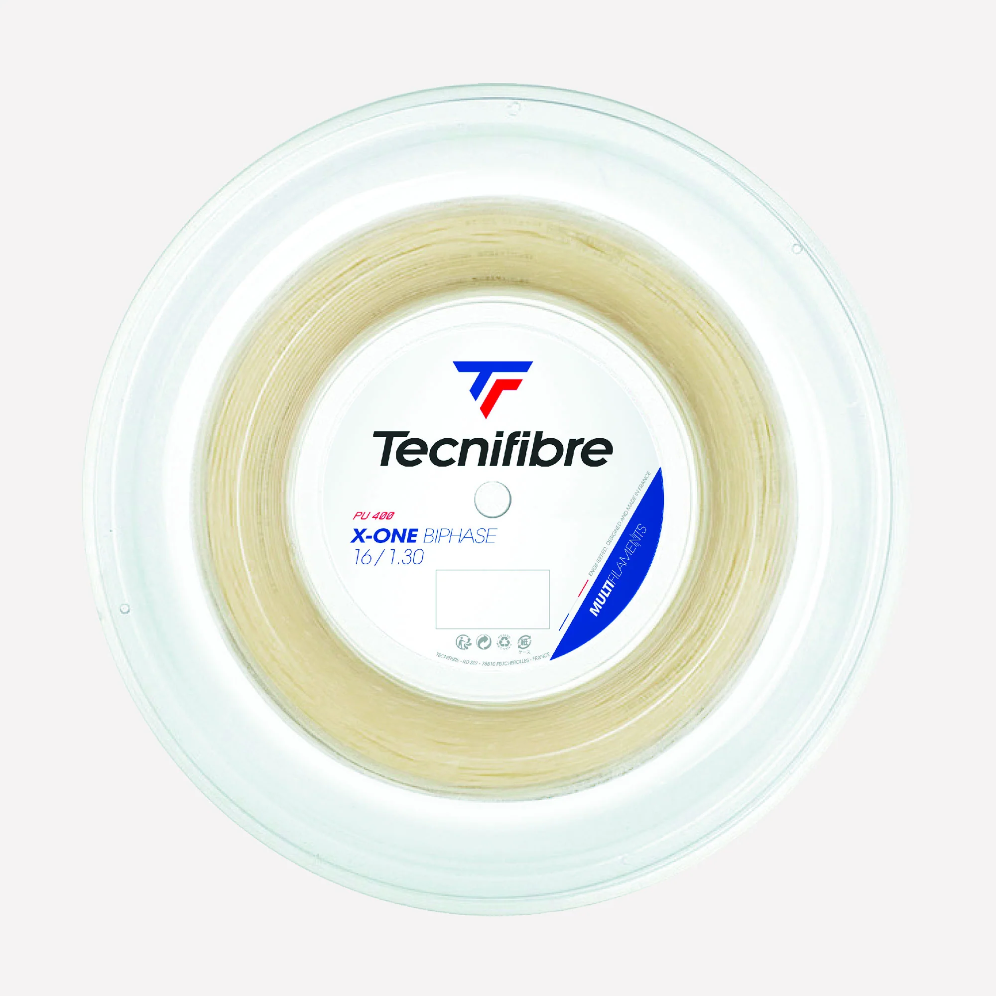 Tecnifibre X-One Biphase Tennis String Reel 200 m