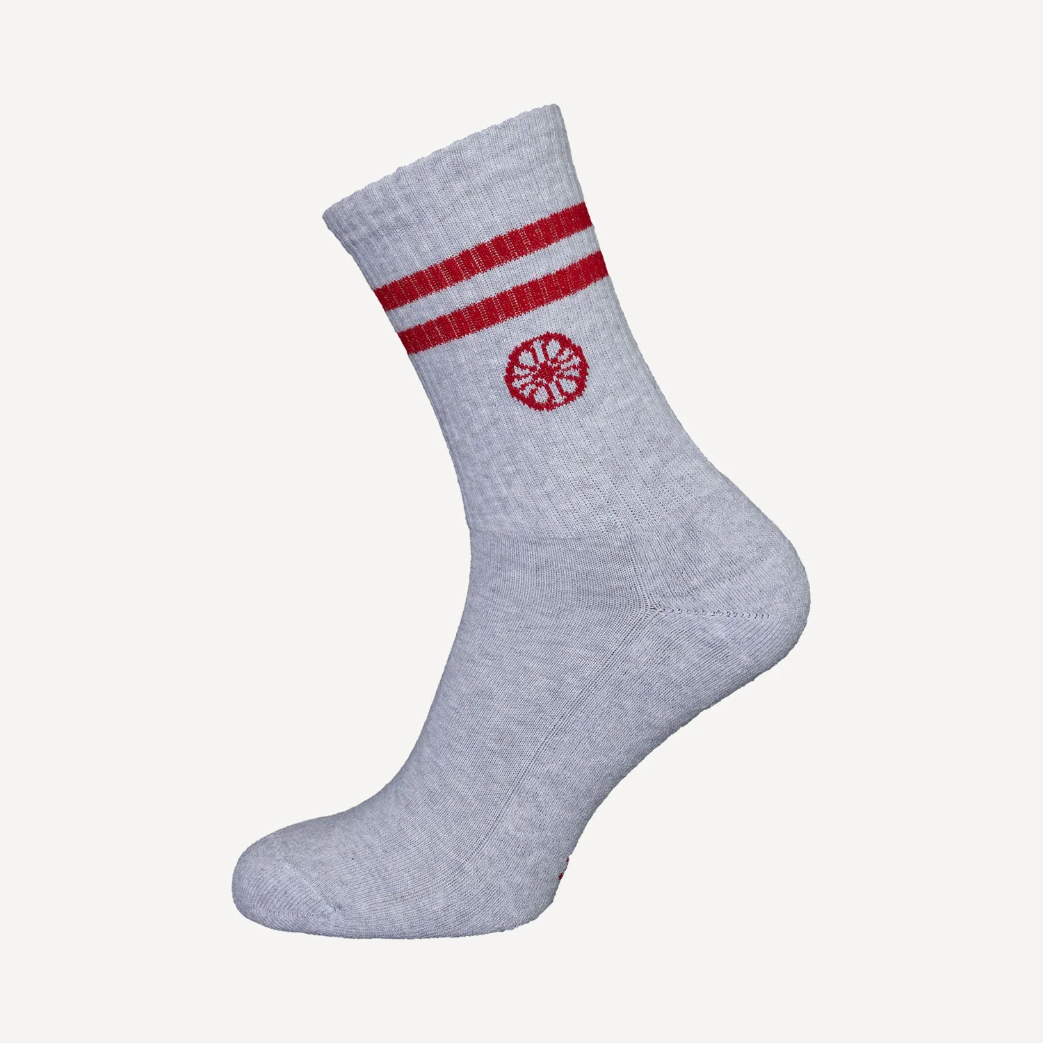 The Indian Maharadja Striped Tennis Crew Socks