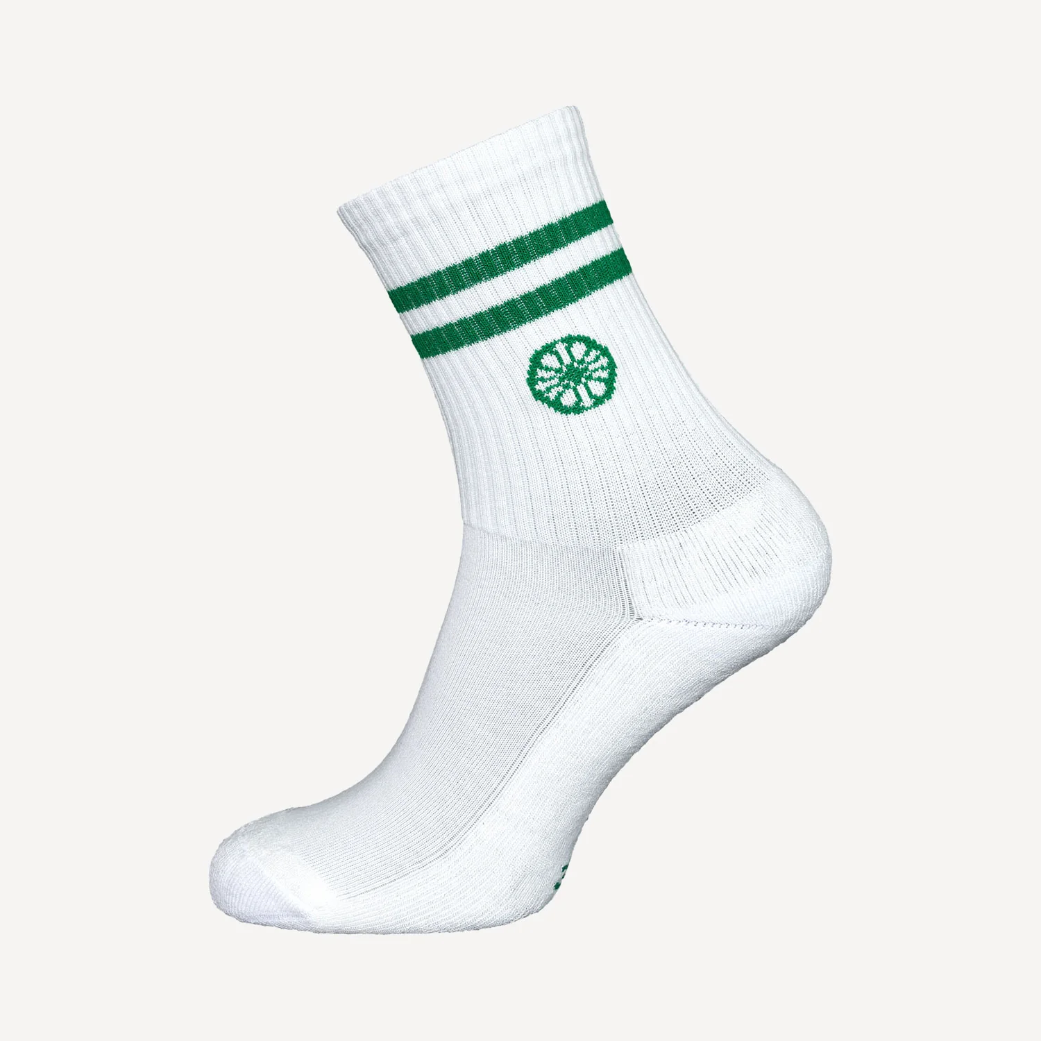 The Indian Maharadja Striped Tennis Crew Socks