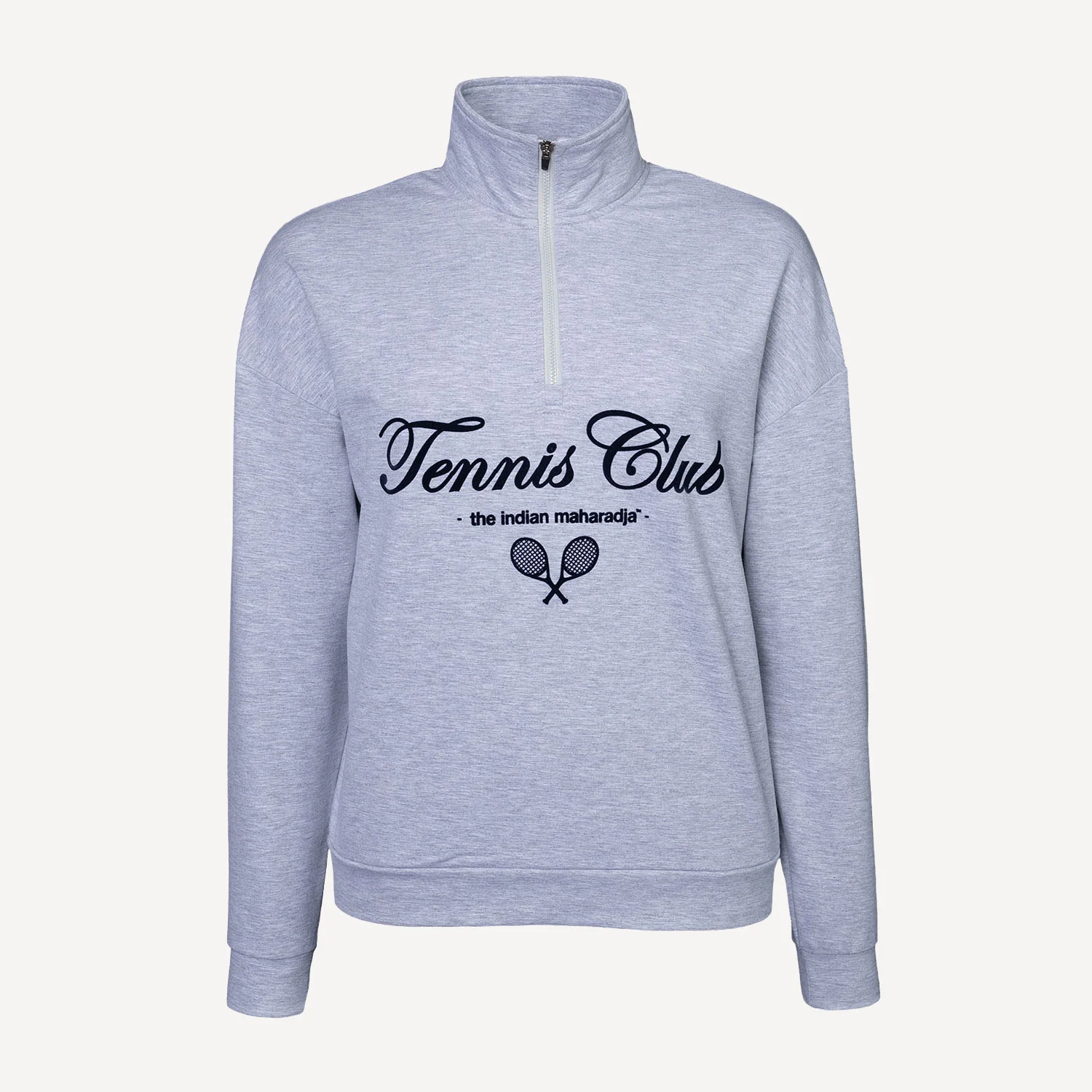The Indian Maharadja Women's Half-Zip Tennis Sweater