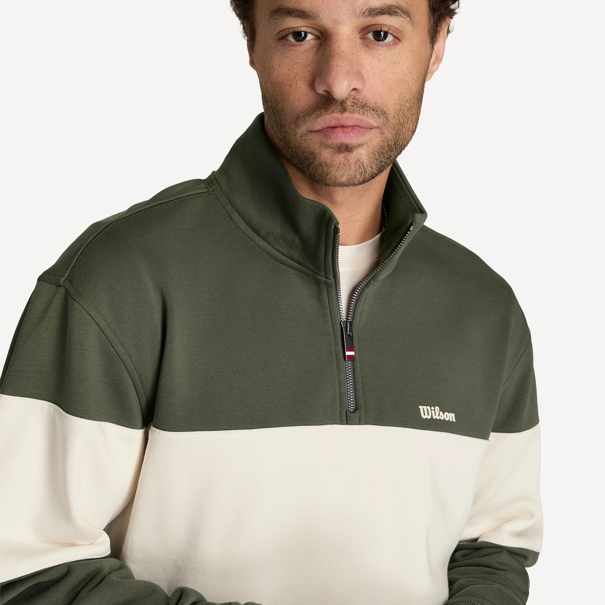 Wilson Playstate Men's Half-Zip Tennis Sweater - Image 4