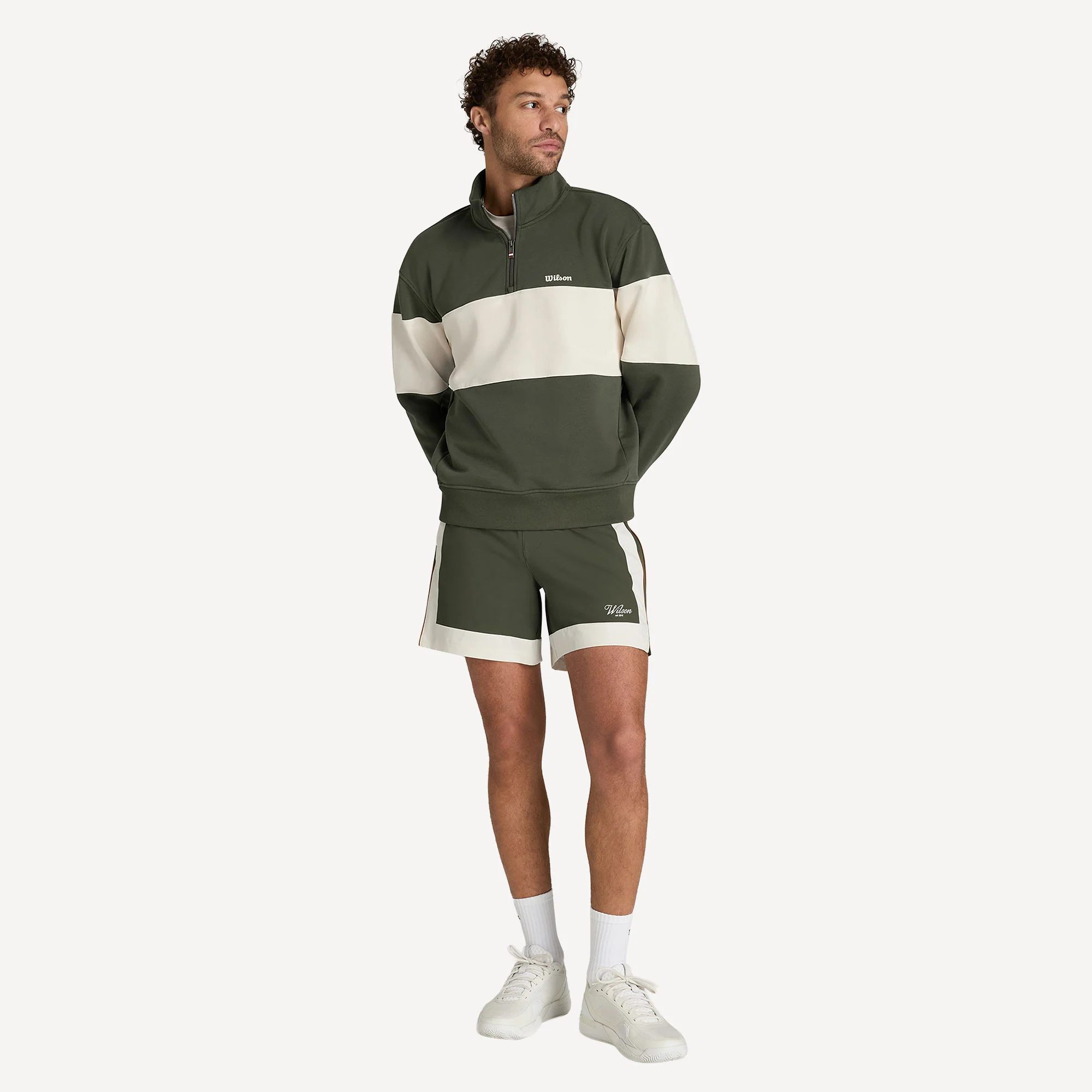 Wilson Playstate Men's Half-Zip Tennis Sweater - Image 5