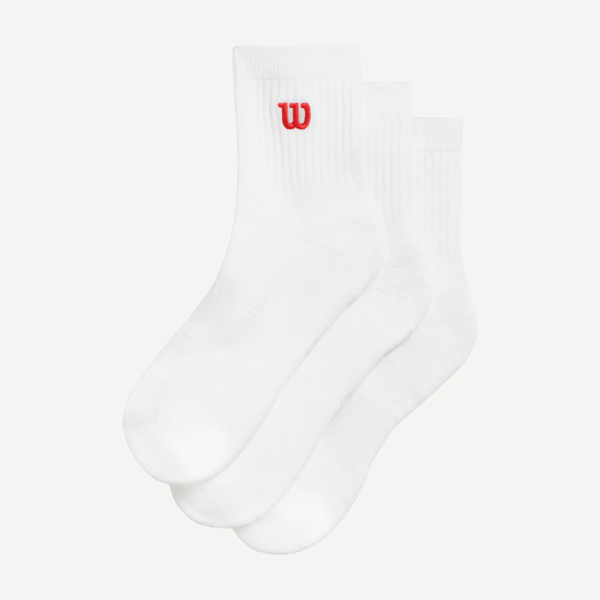 Wilson Tennis Quarter Top Socks (3 Pairs)