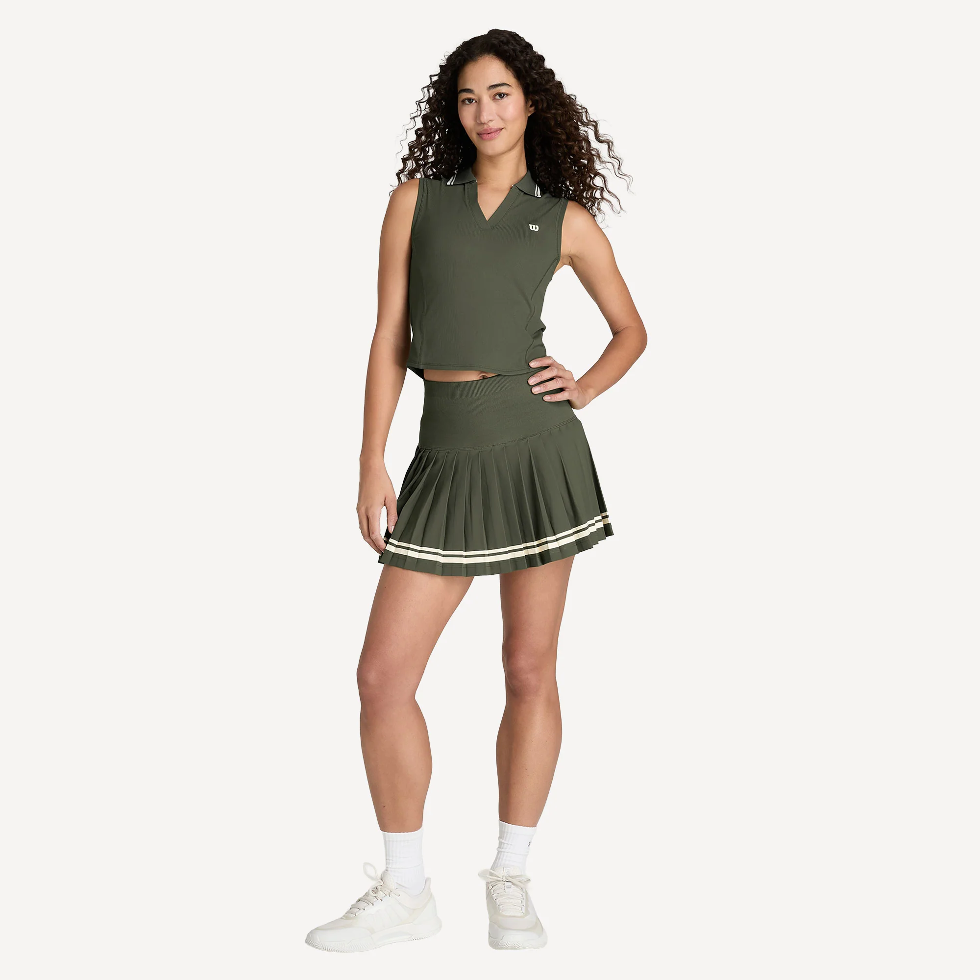 Wilson Women's Rib Sleeveless Tennis Polo - Image 6